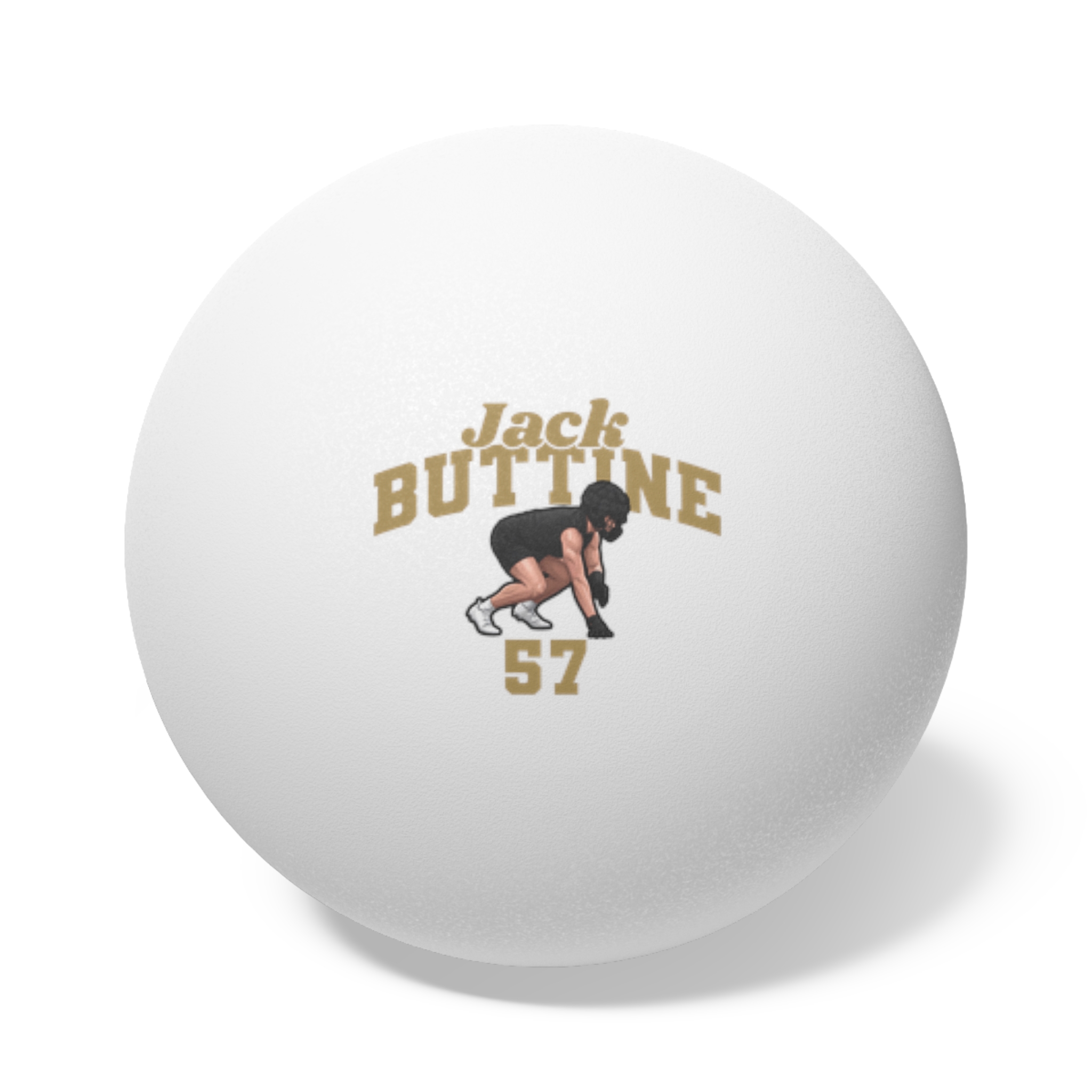 Ping Pong Balls, 6 pcs — character_signature_arch in White