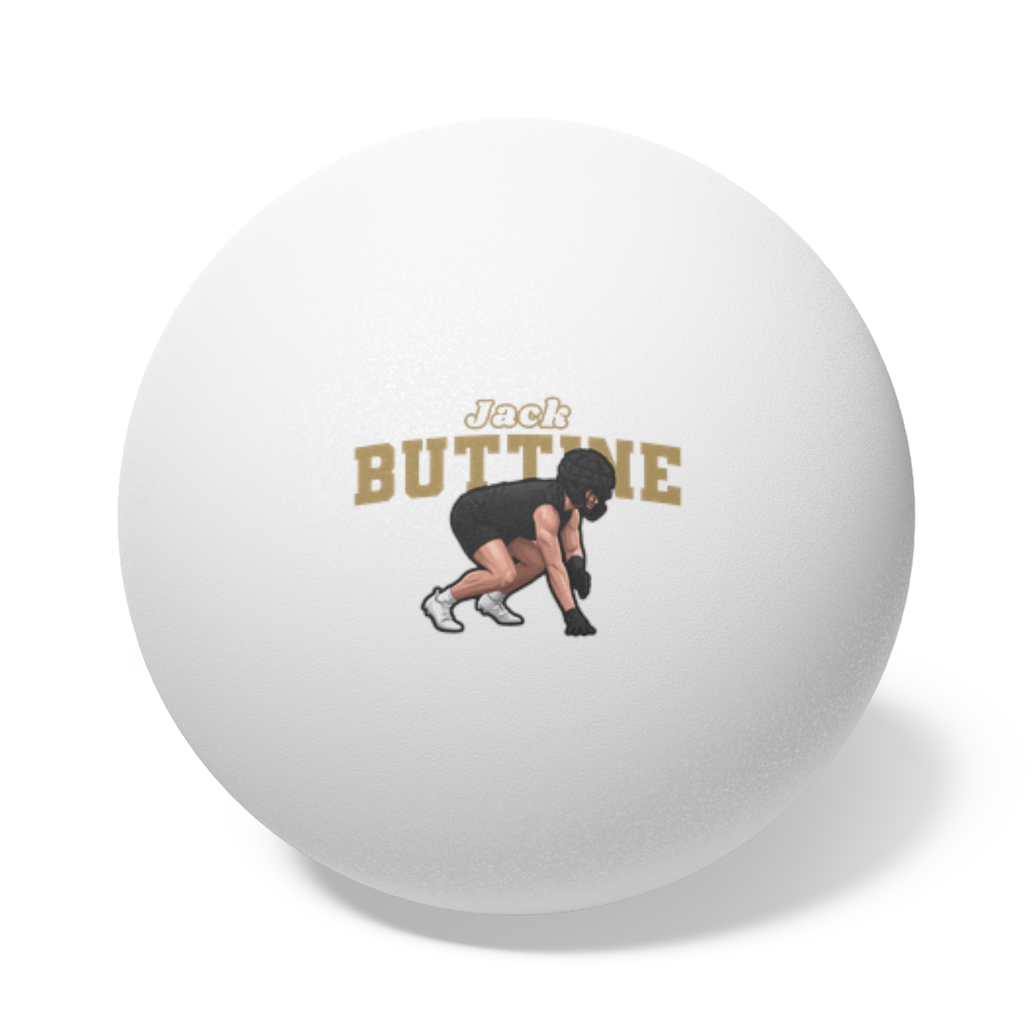 Ping Pong Balls, 6 pcs — character_name_arch in White
