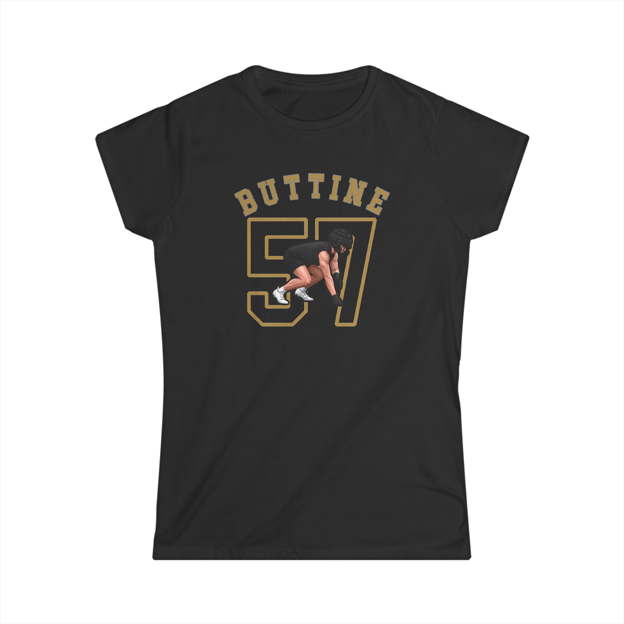 Women's Softstyle Tee — character_shirsey_arch in Black