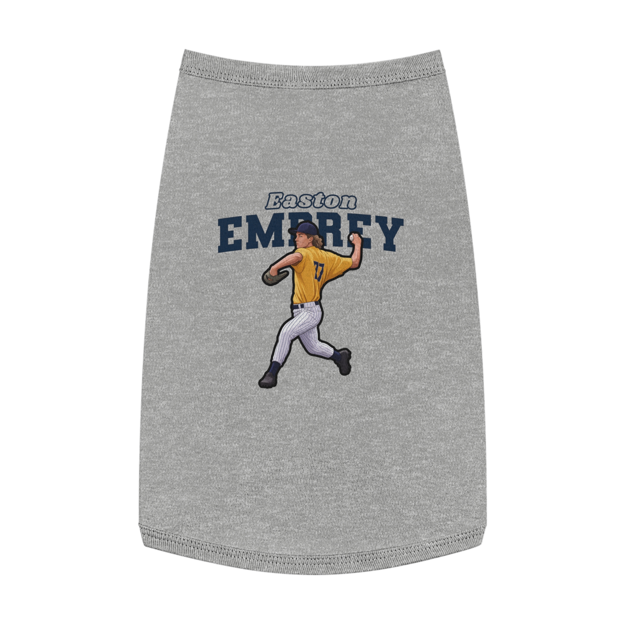 Pet Tank Top — character_name_arch in White