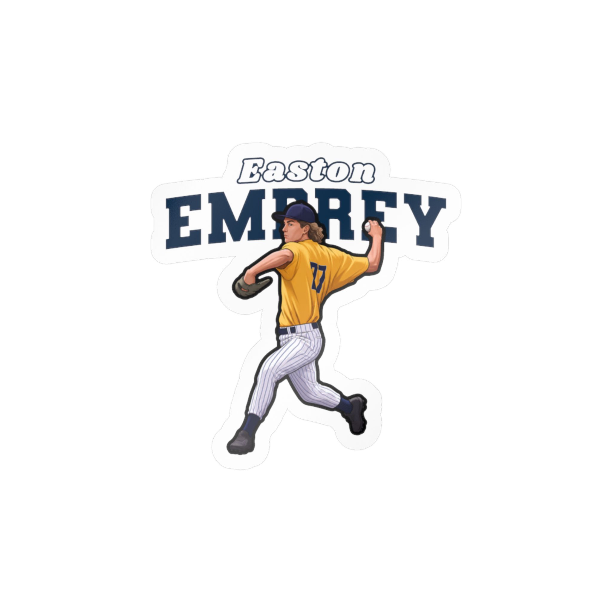 Vinyl Sticker — character_name_arch in Classic