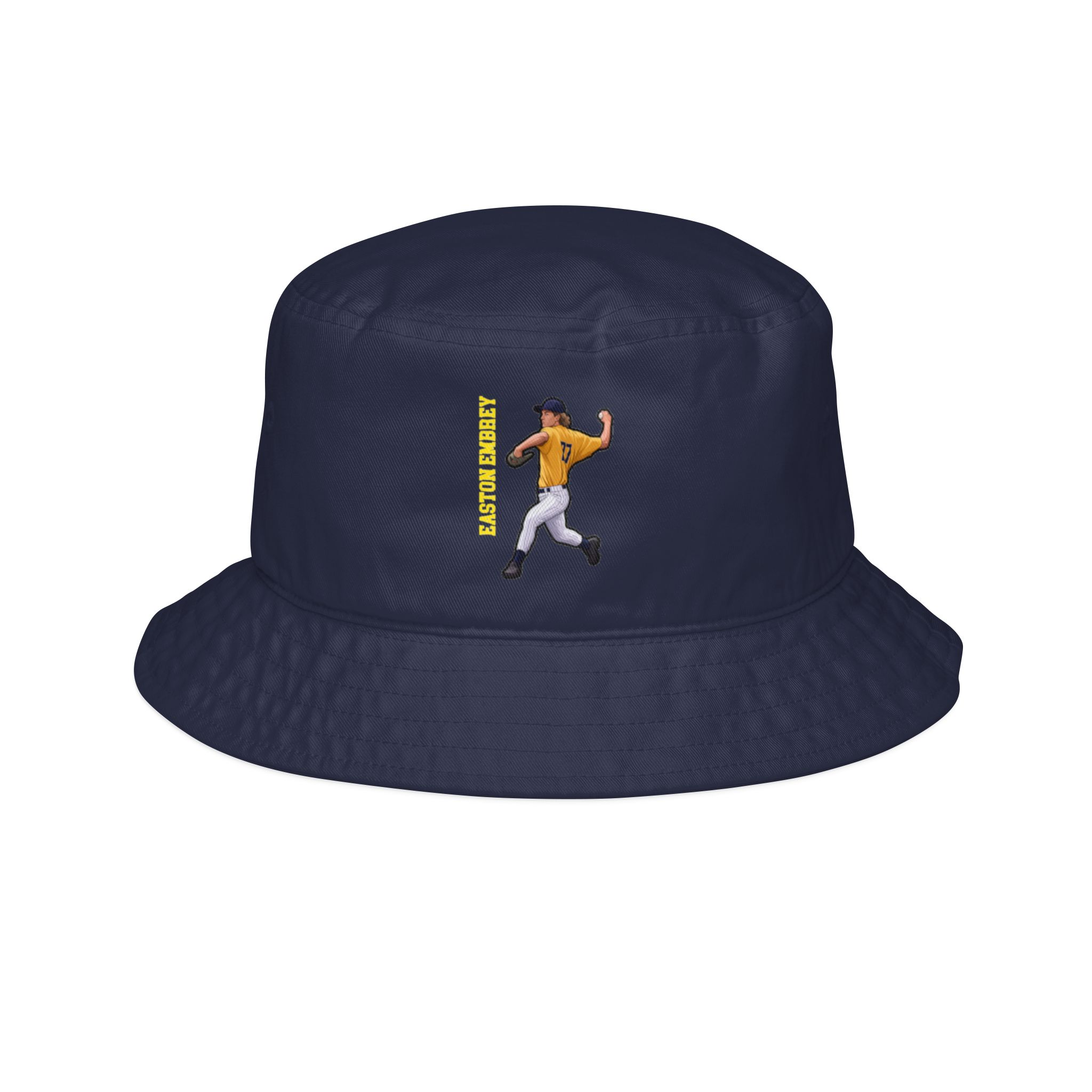 Bucket Hat — character_name_vertical in Navy