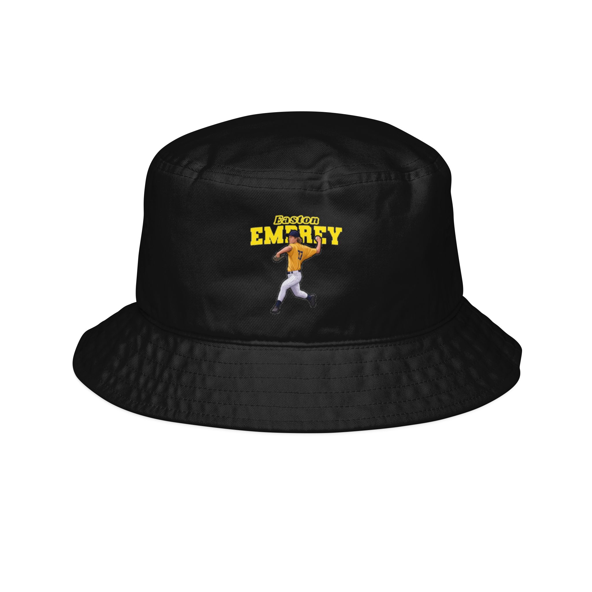 Bucket Hat — character_name_arch in Black