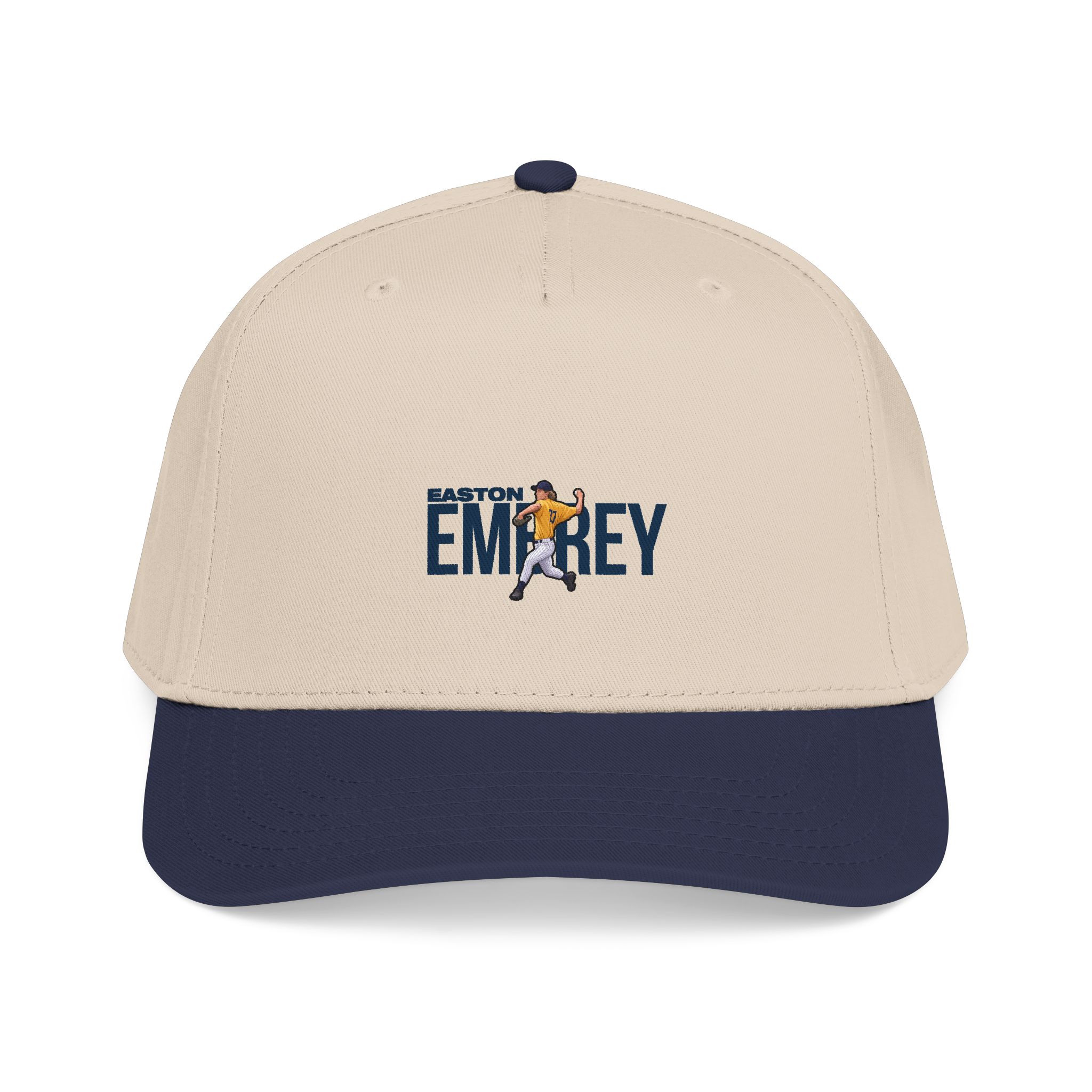 Baseball Cap — character_player_name in Navy / Natural