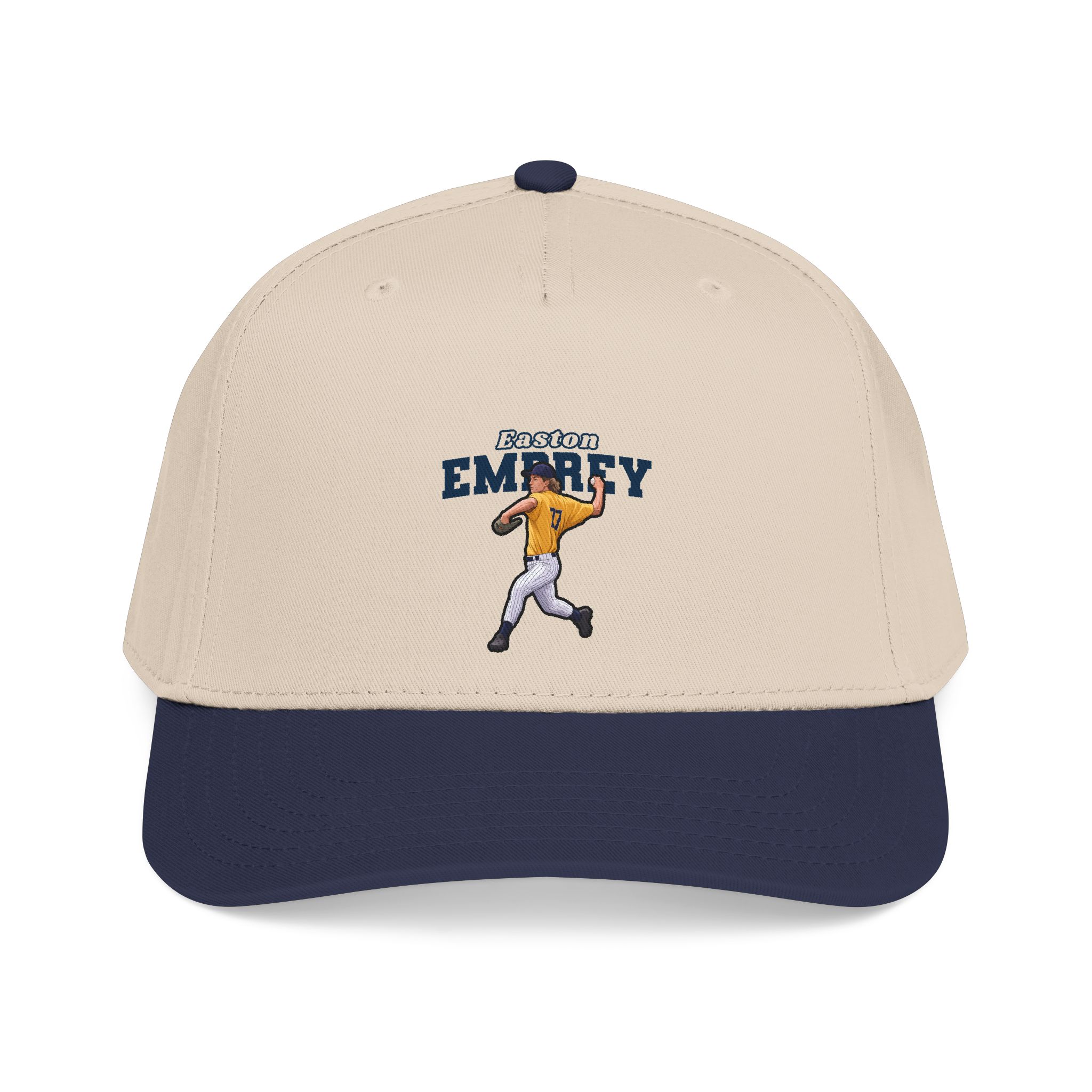 Baseball Cap — character_name_arch in Navy / Natural