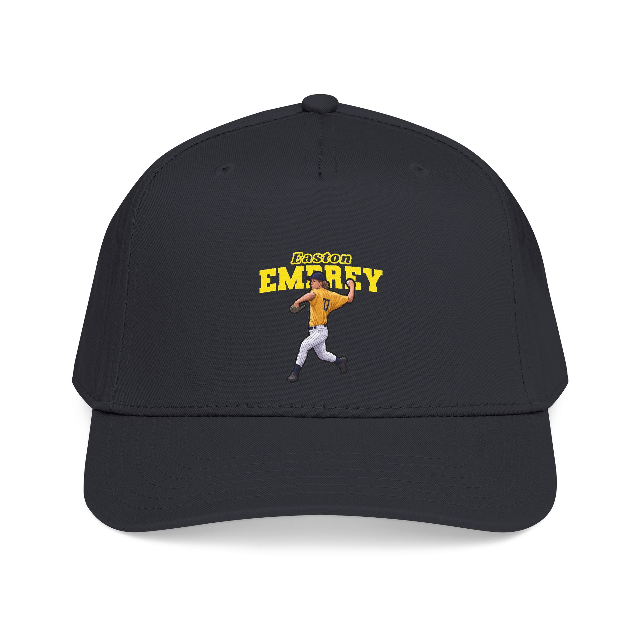 Baseball Cap — character_name_arch in Black