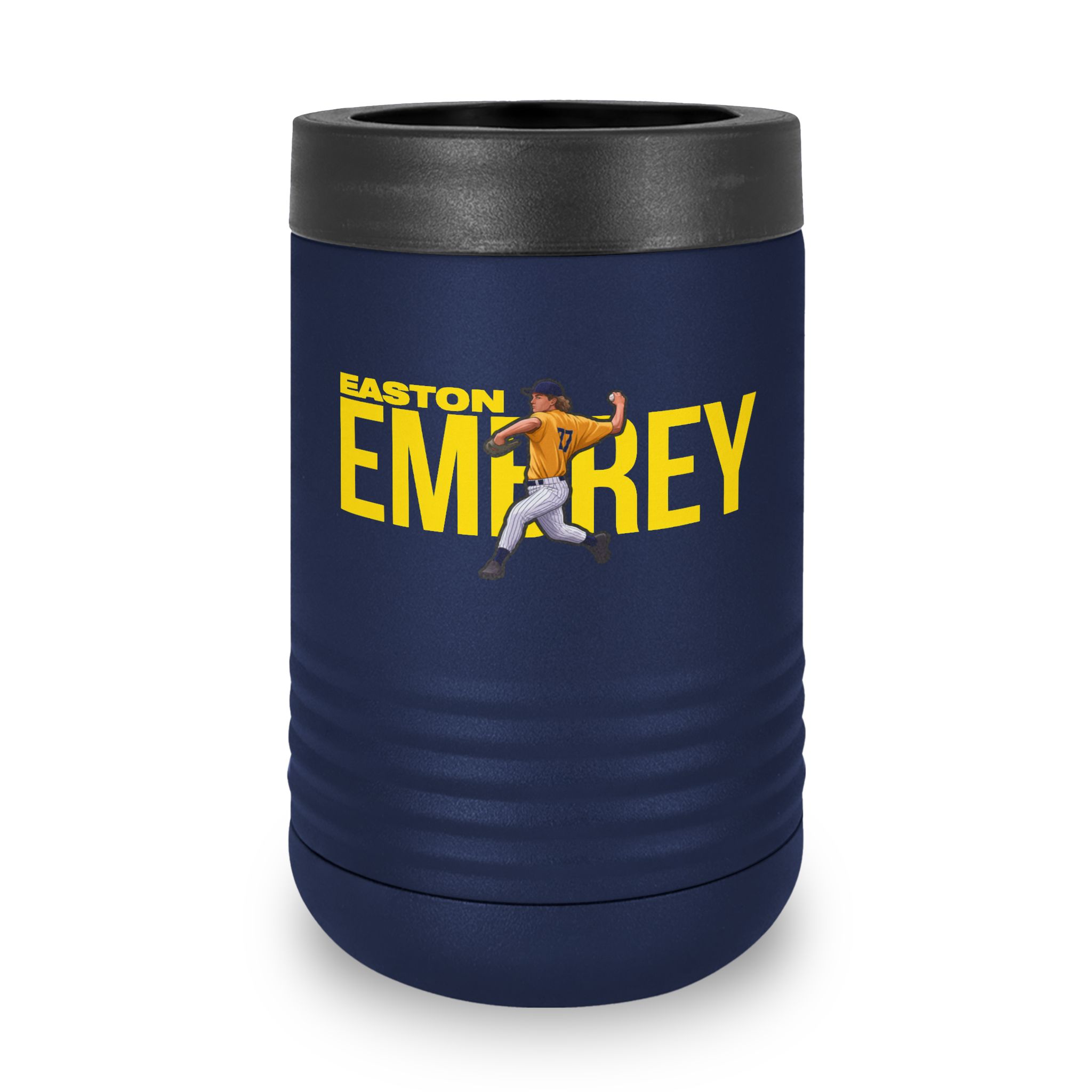 Stainless Can Cooler — character_player_name in Navy
