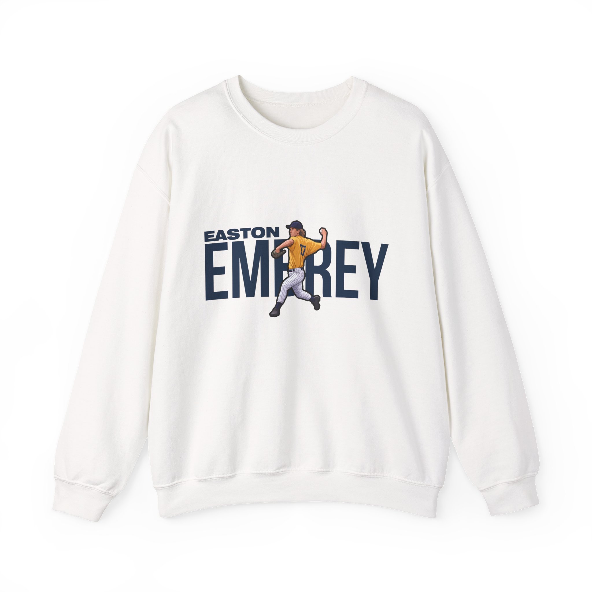Crewneck Sweatshirt — character_player_name in White