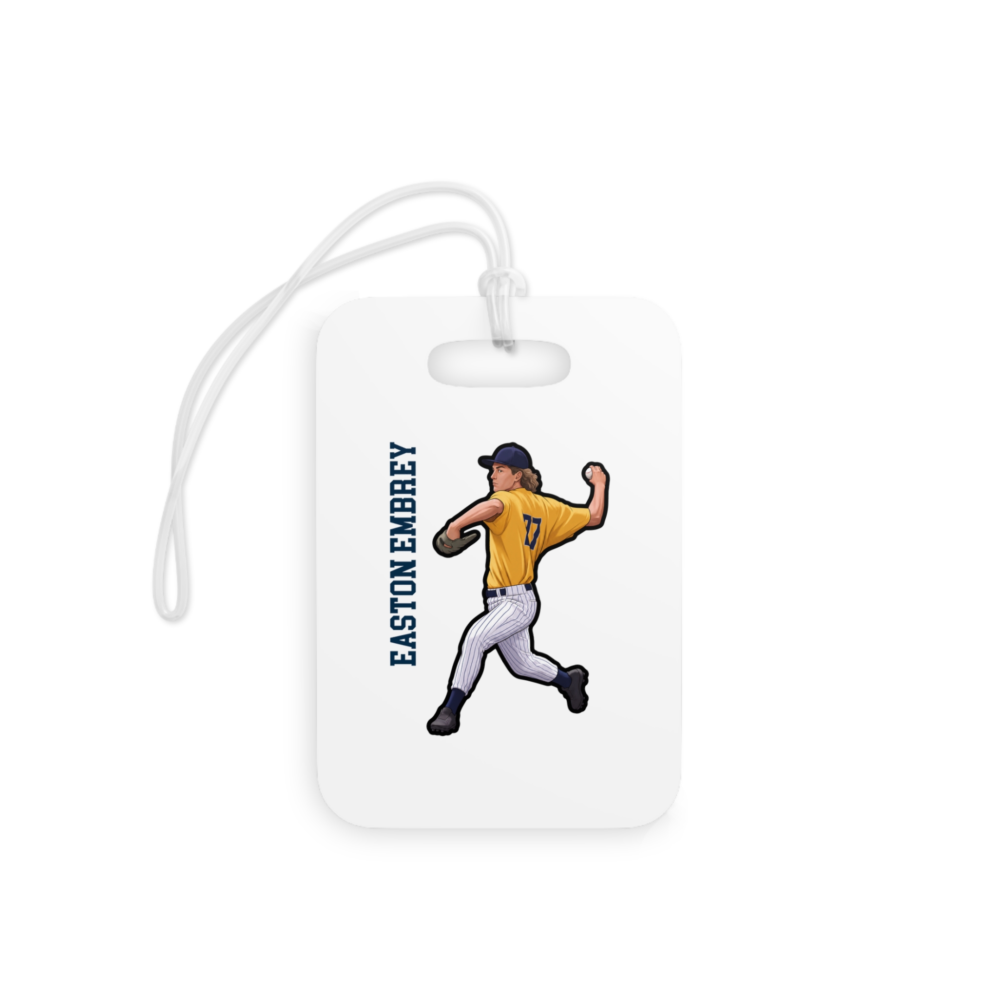 Bag Tag — character_name_vertical in Classic