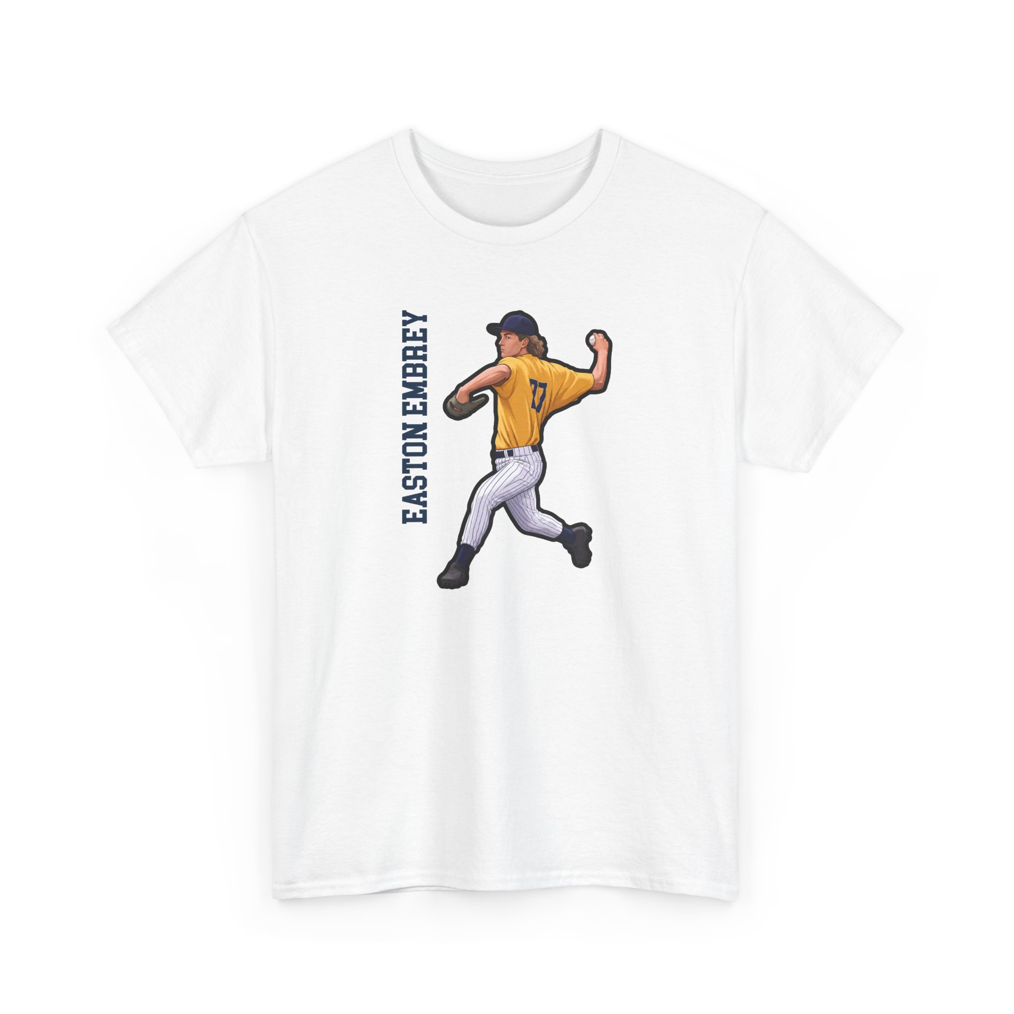 Tee — character_name_vertical in White