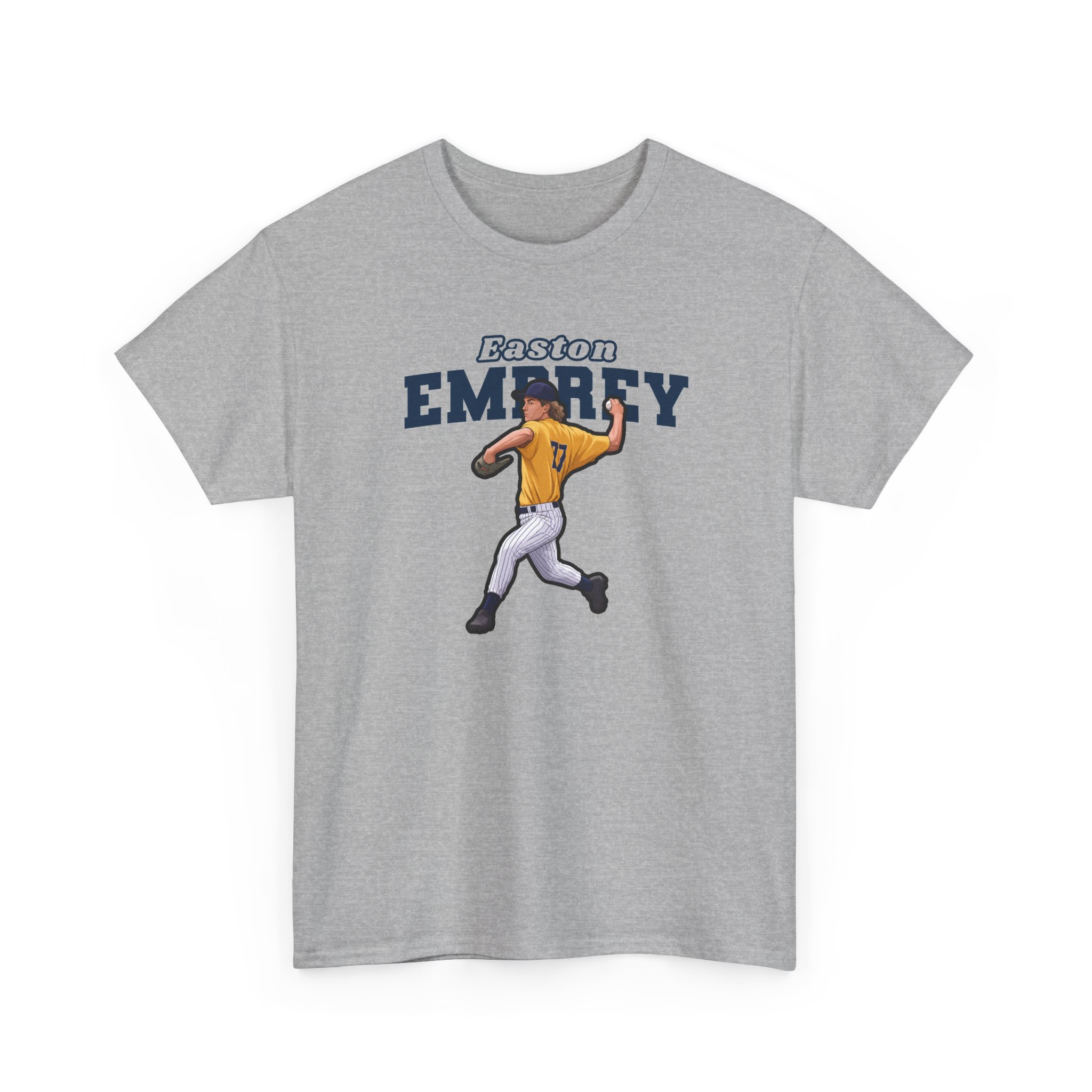 Tee — character_name_arch in Grey