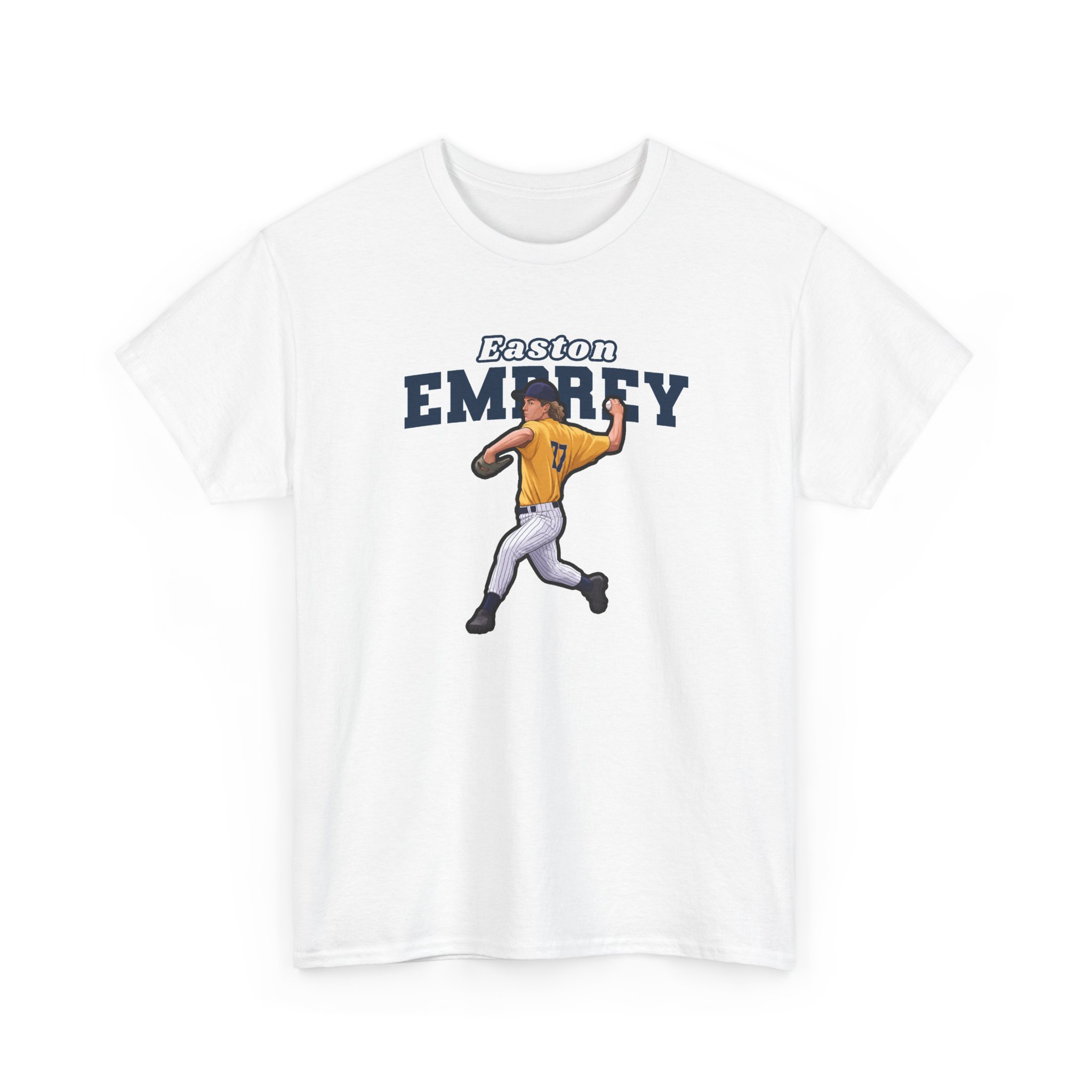 Tee — character_name_arch in White