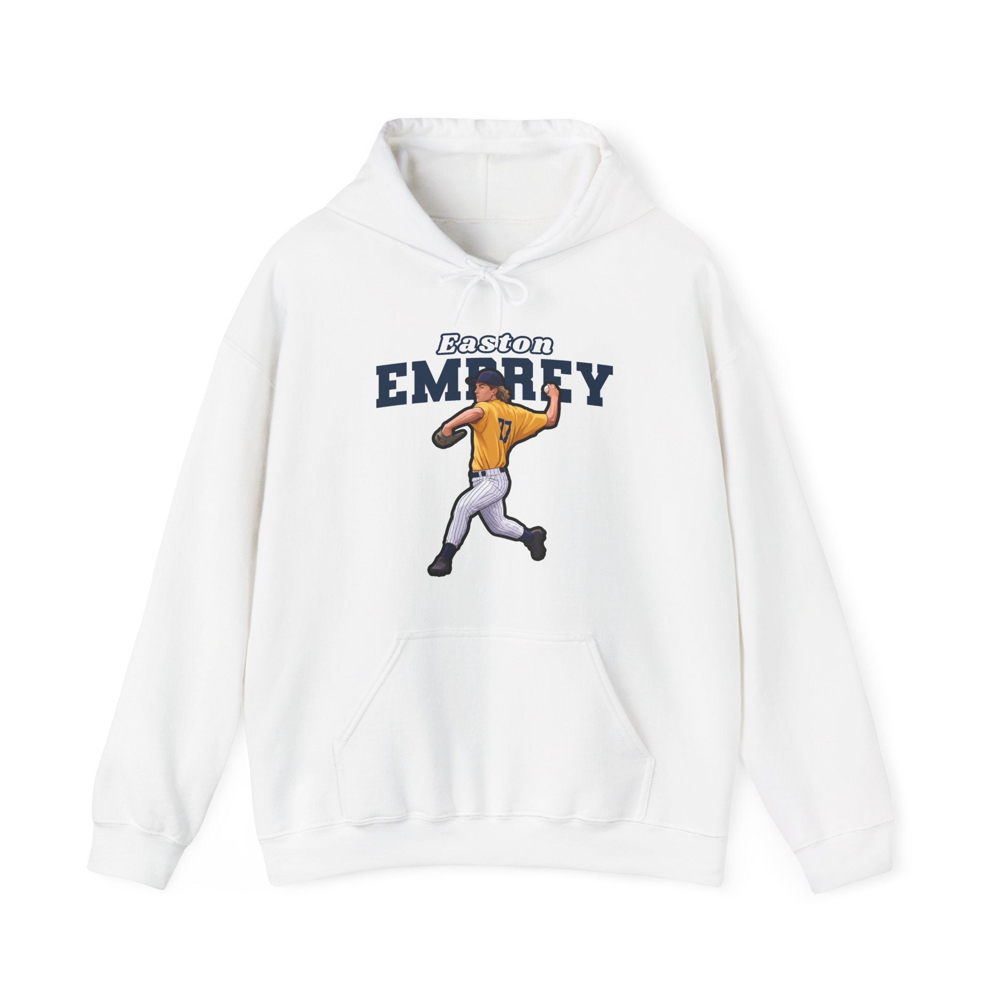 Hoodie — character_name_arch in White