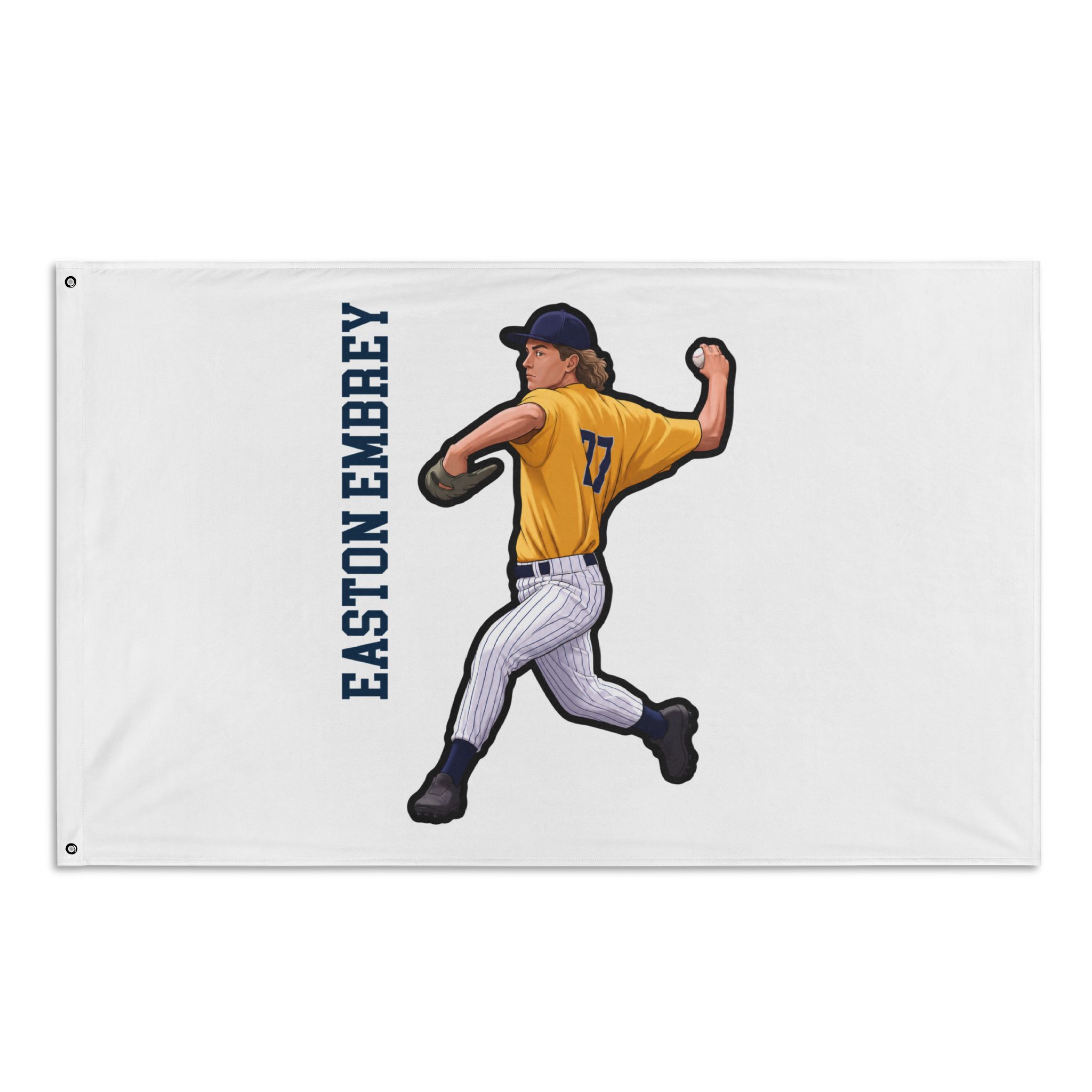 Flag (35 × 56 in) — character_name_vertical in Classic