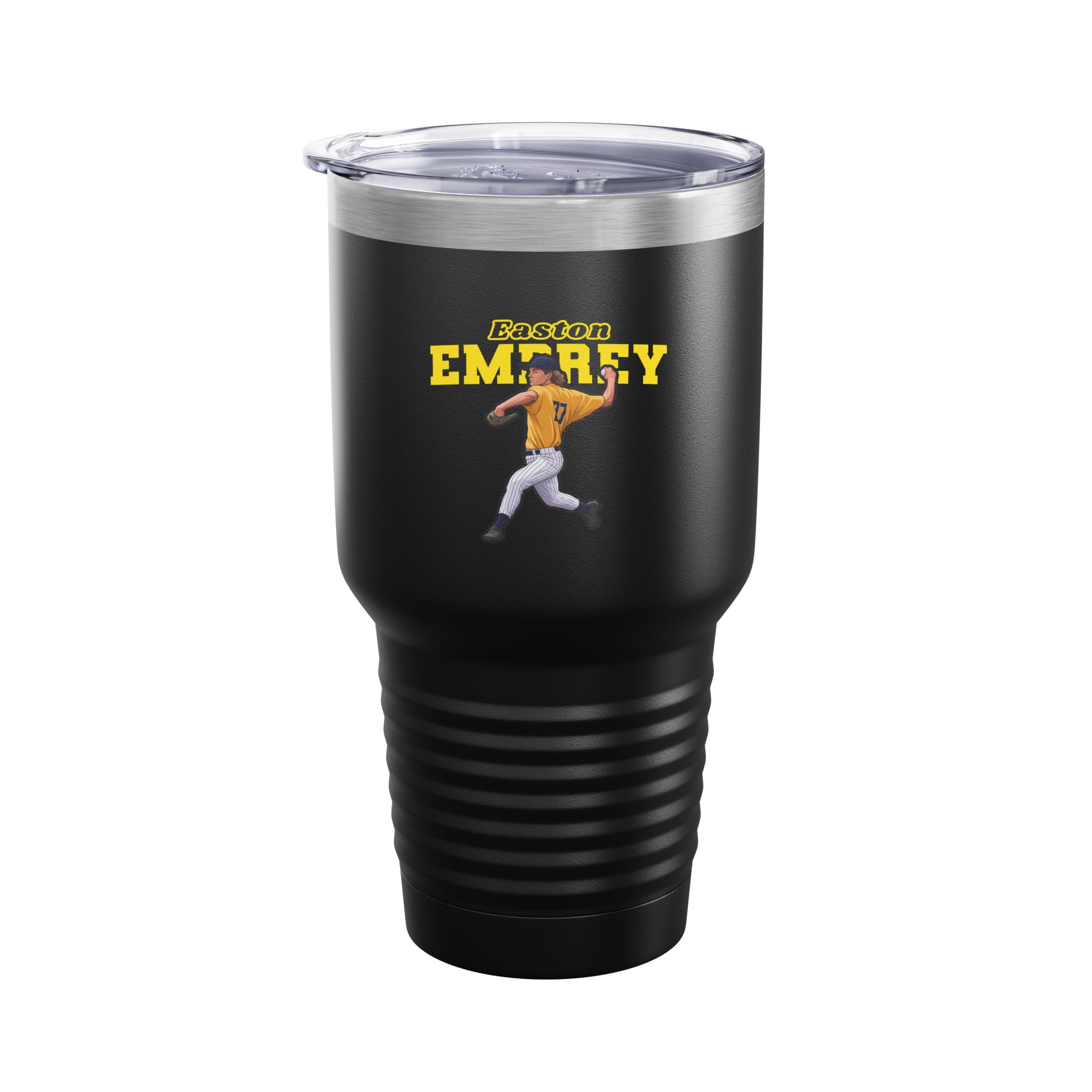 30oz Tumbler — character_name_arch in Black