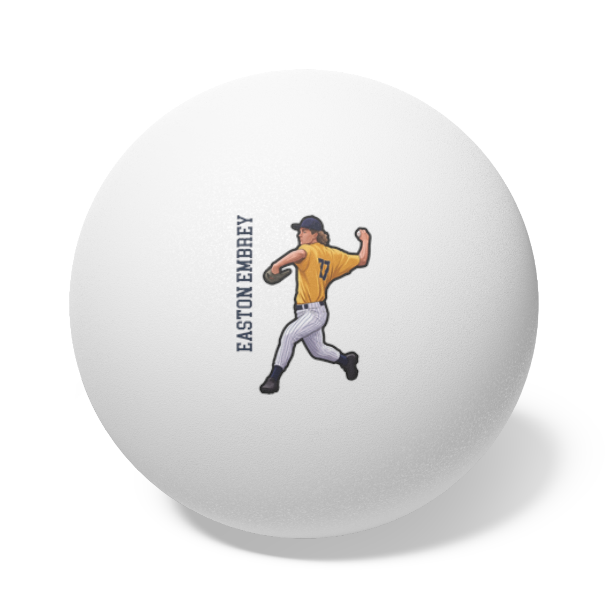 Ping Pong Balls, 6 pcs — character_name_vertical in White