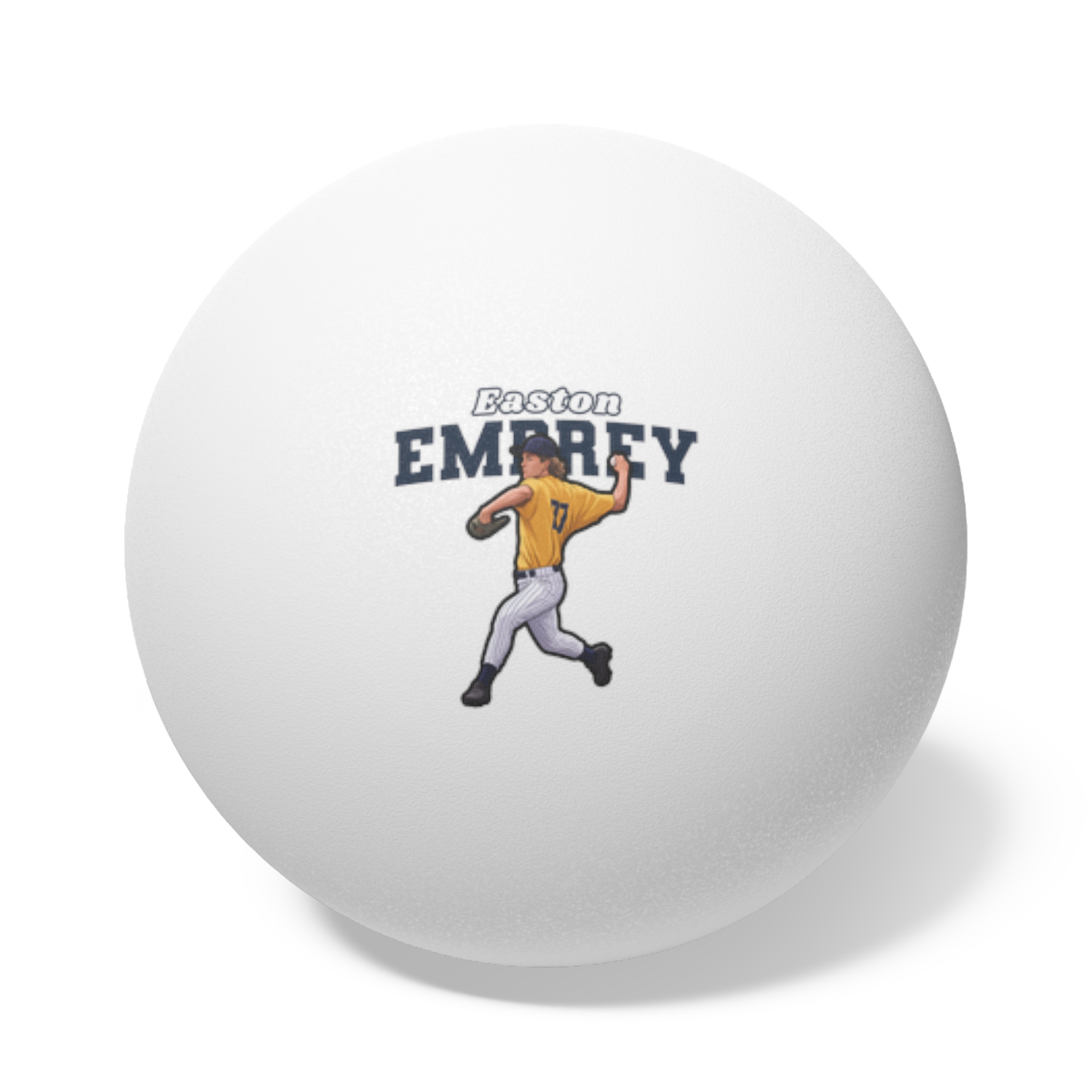 Ping Pong Balls, 6 pcs — character_name_arch in White