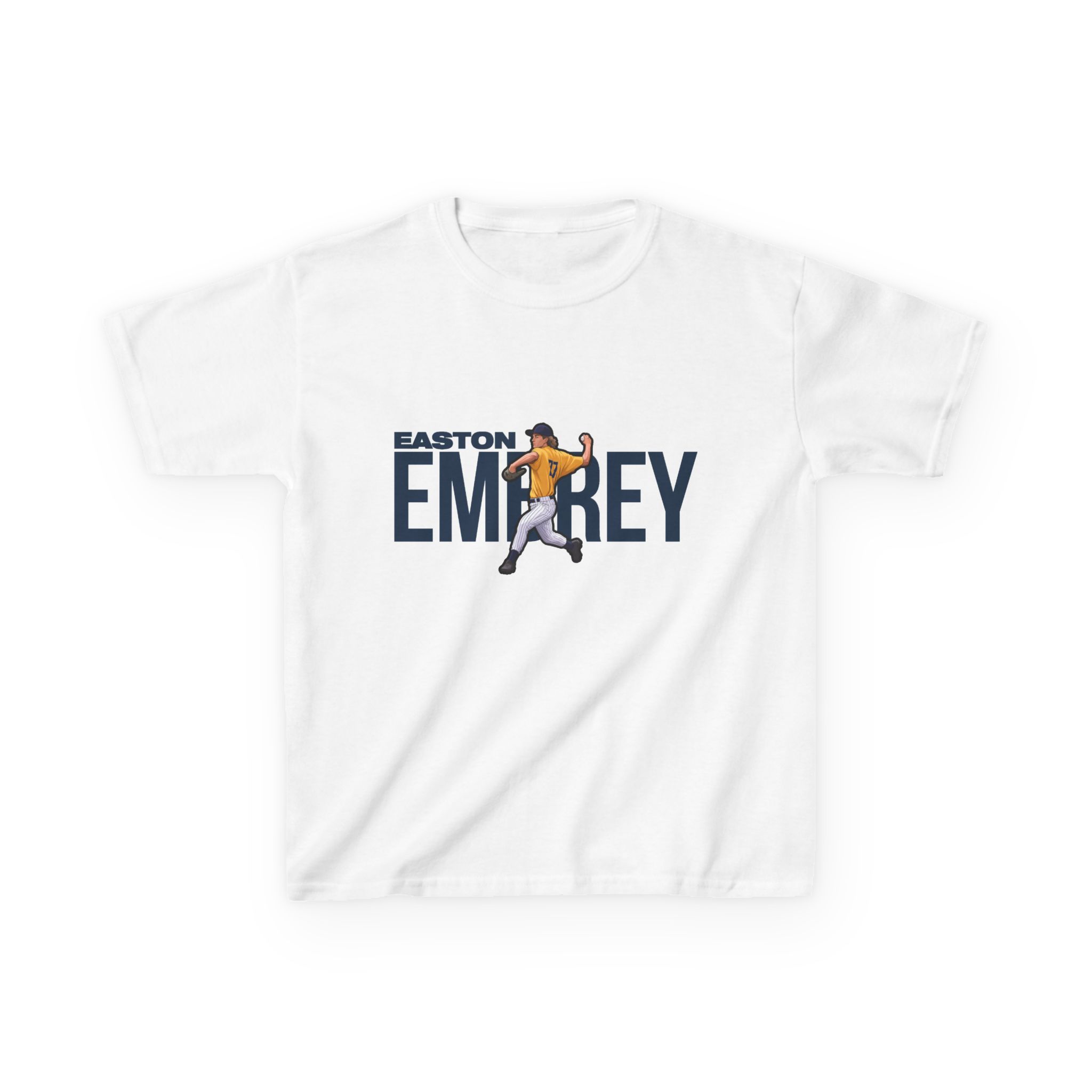 Youth Tee — character_player_name in White