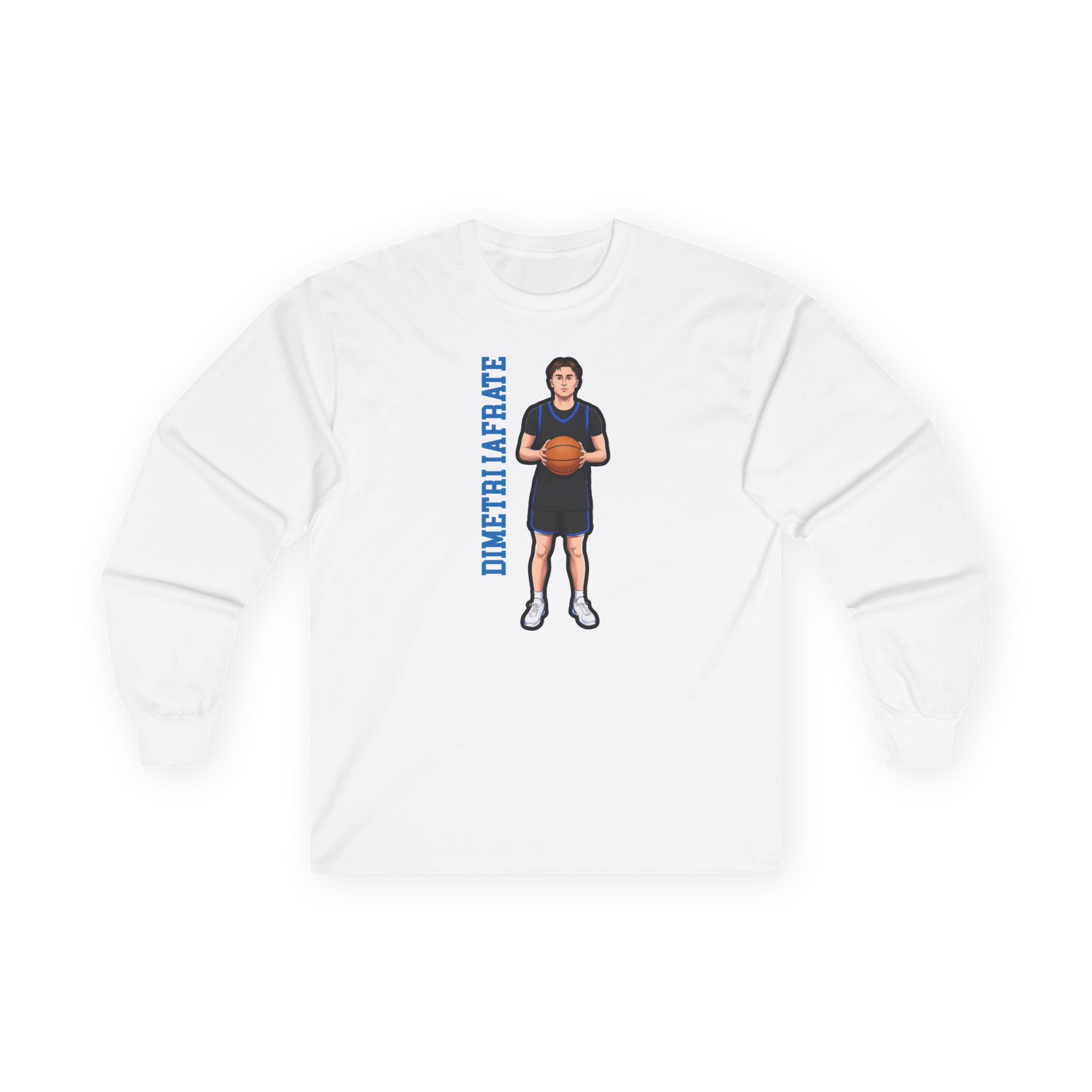 Long Sleeve Tee — character_name_vertical in White