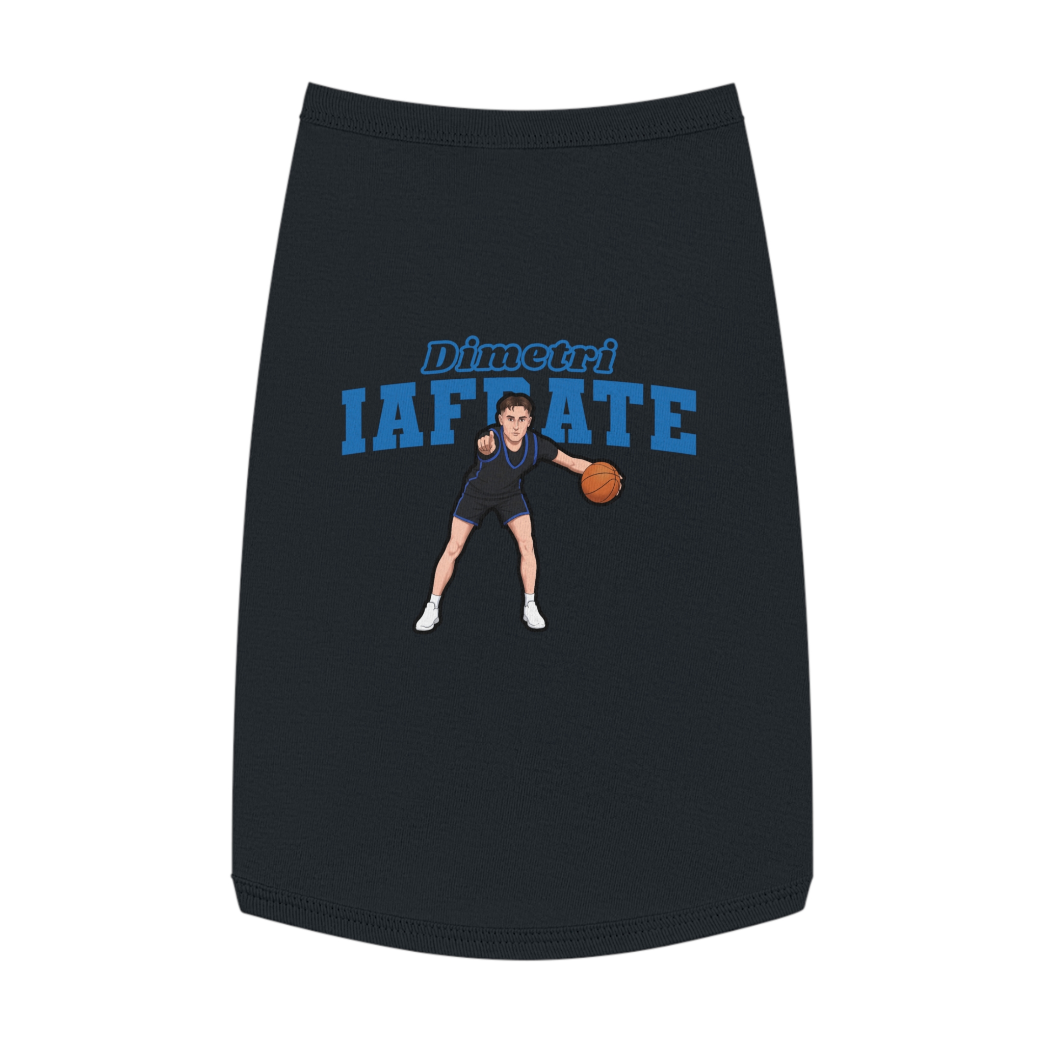 Pet Tank Top — character_name_arch in White