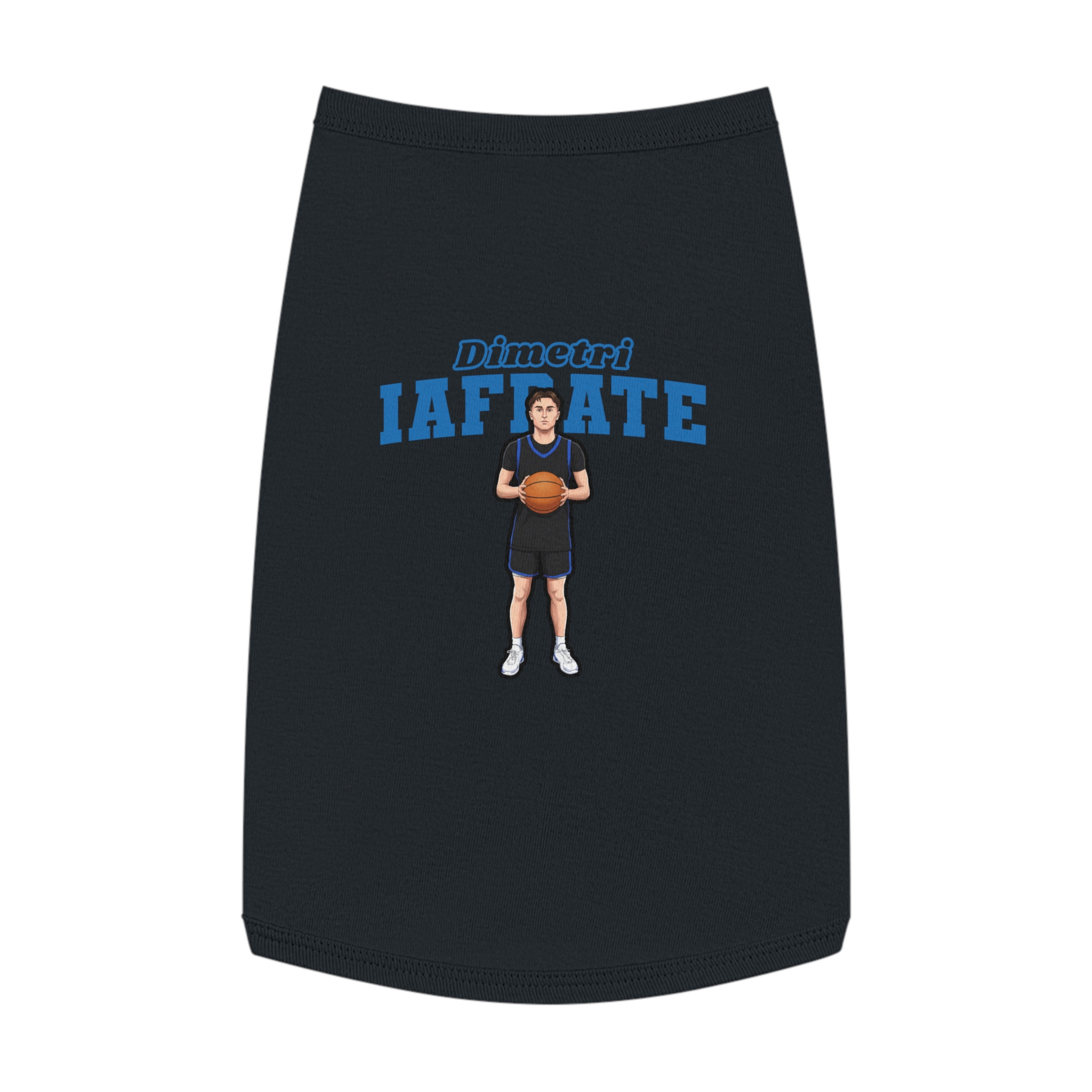 Pet Tank Top — character_name_arch in Black