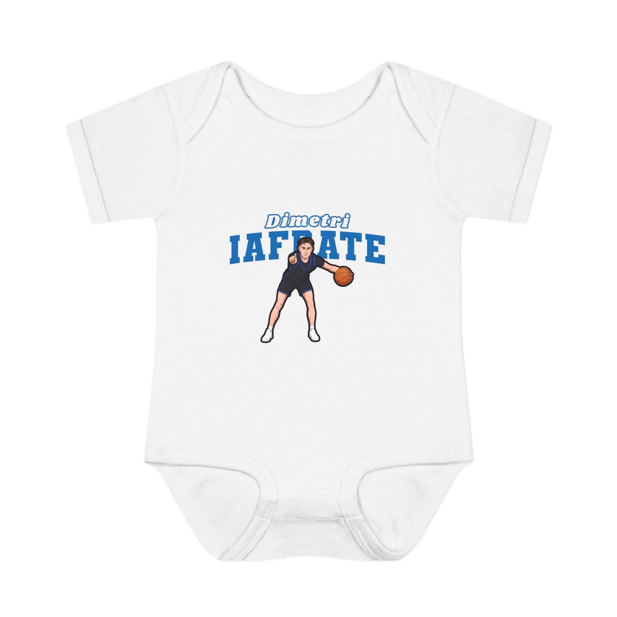 Baby Onesie — character_name_arch in White