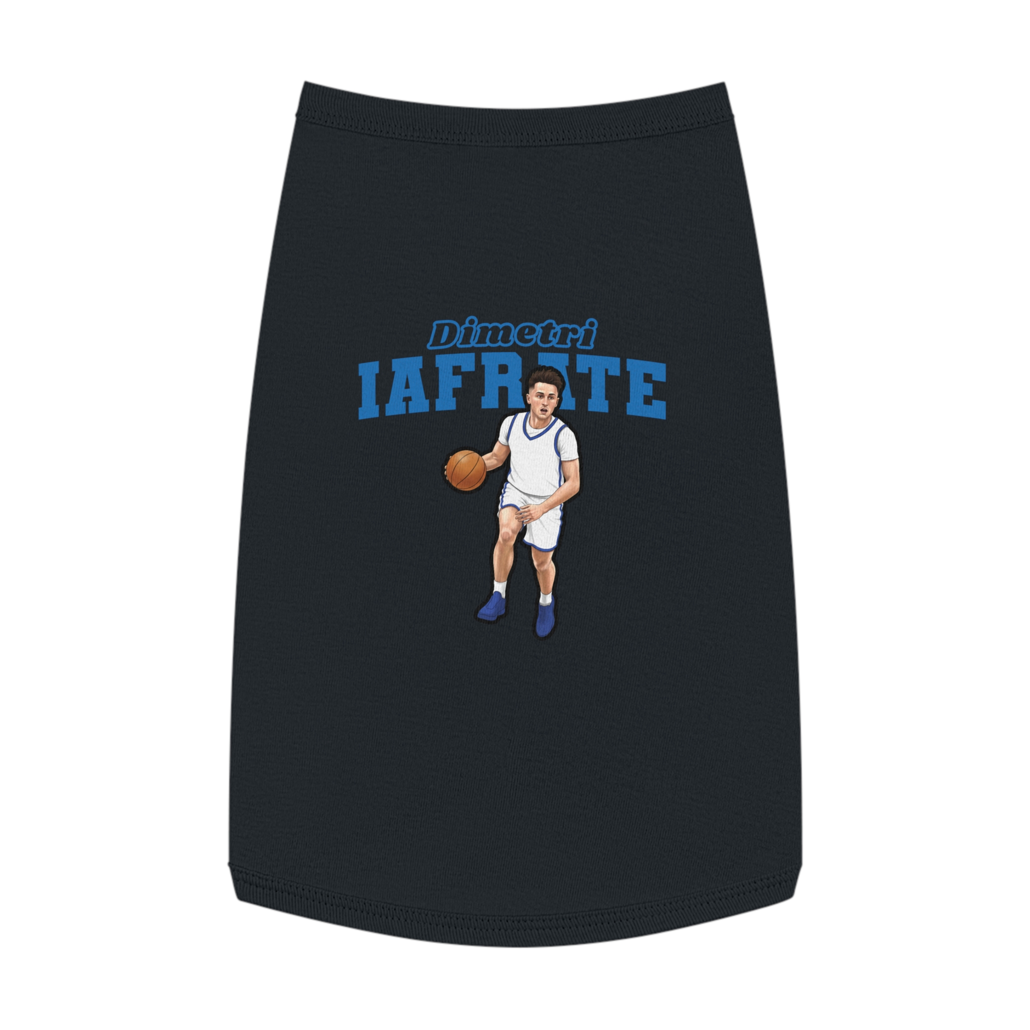 Pet Tank Top — character_name_arch in White