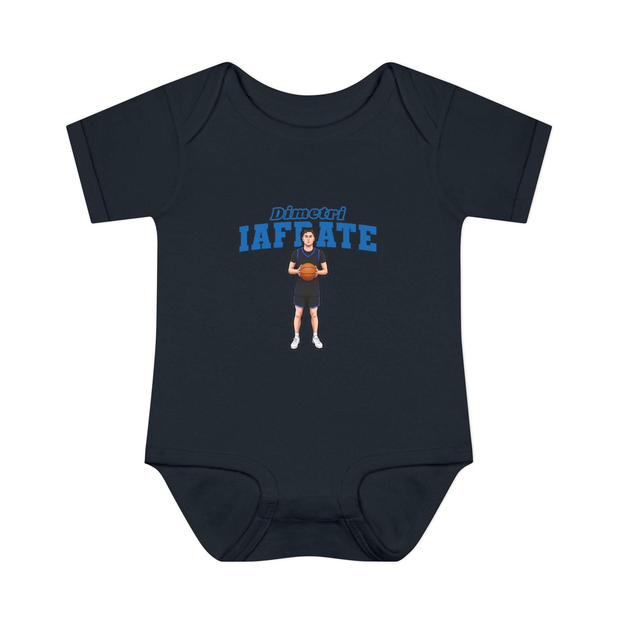 Baby Onesie — character_name_arch in Black