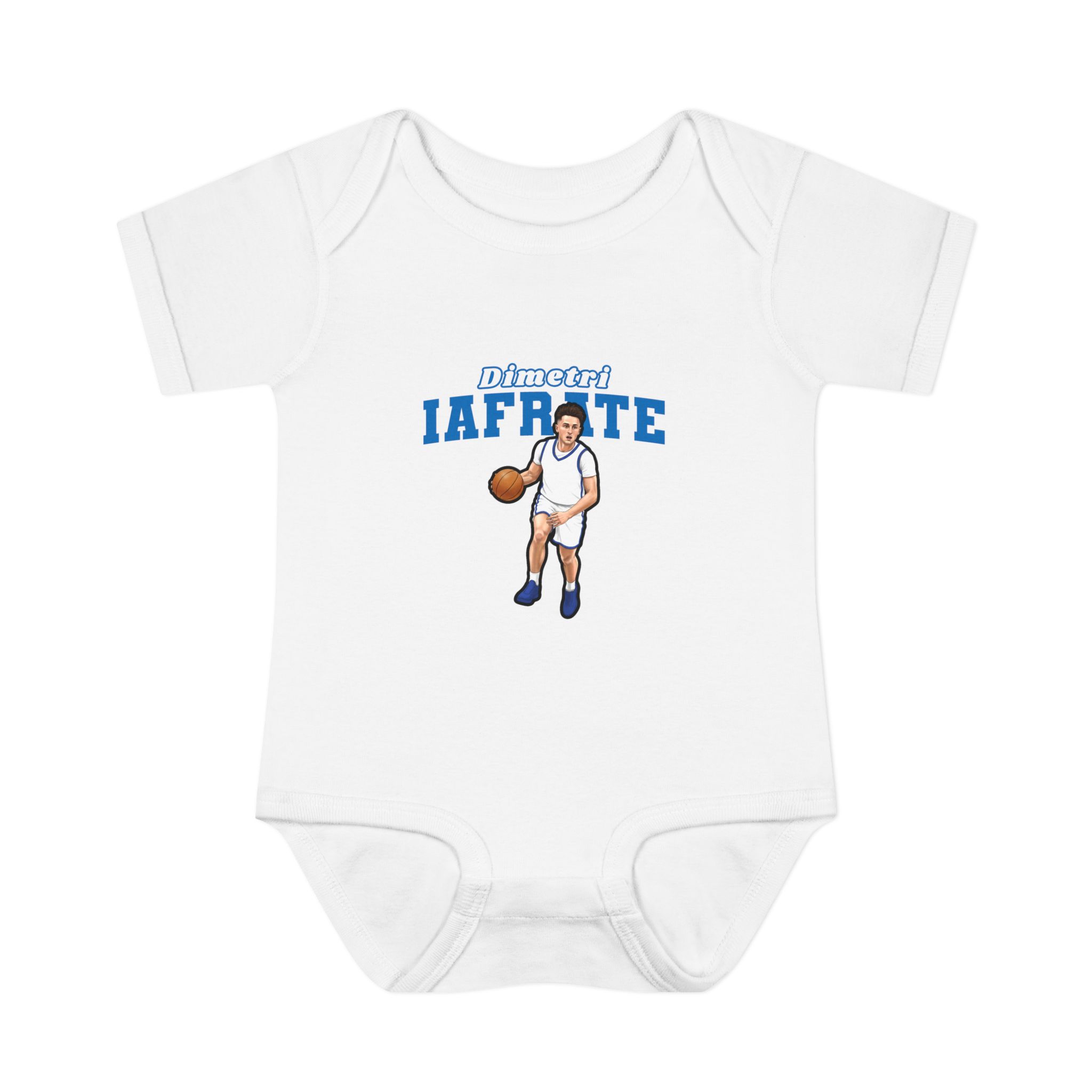 Baby Onesie — character_name_arch in White
