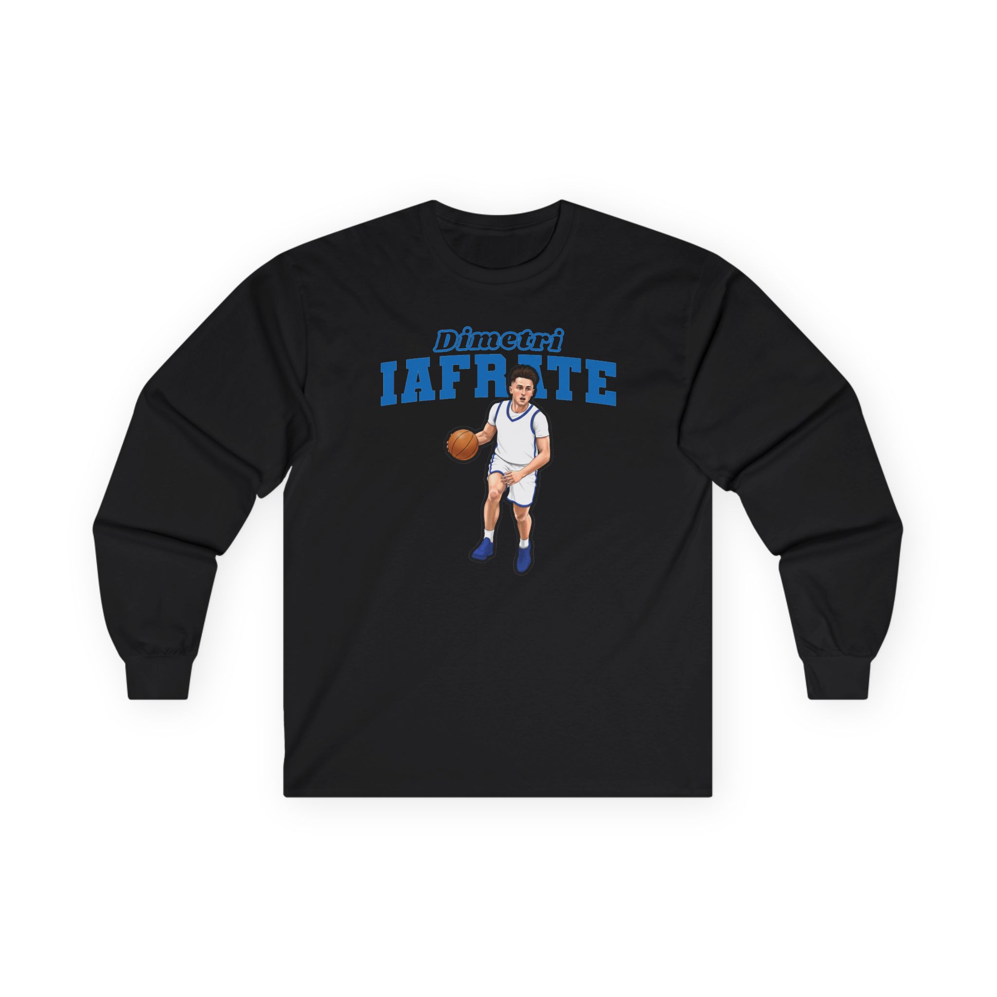 Long Sleeve Tee — character_name_arch in Black