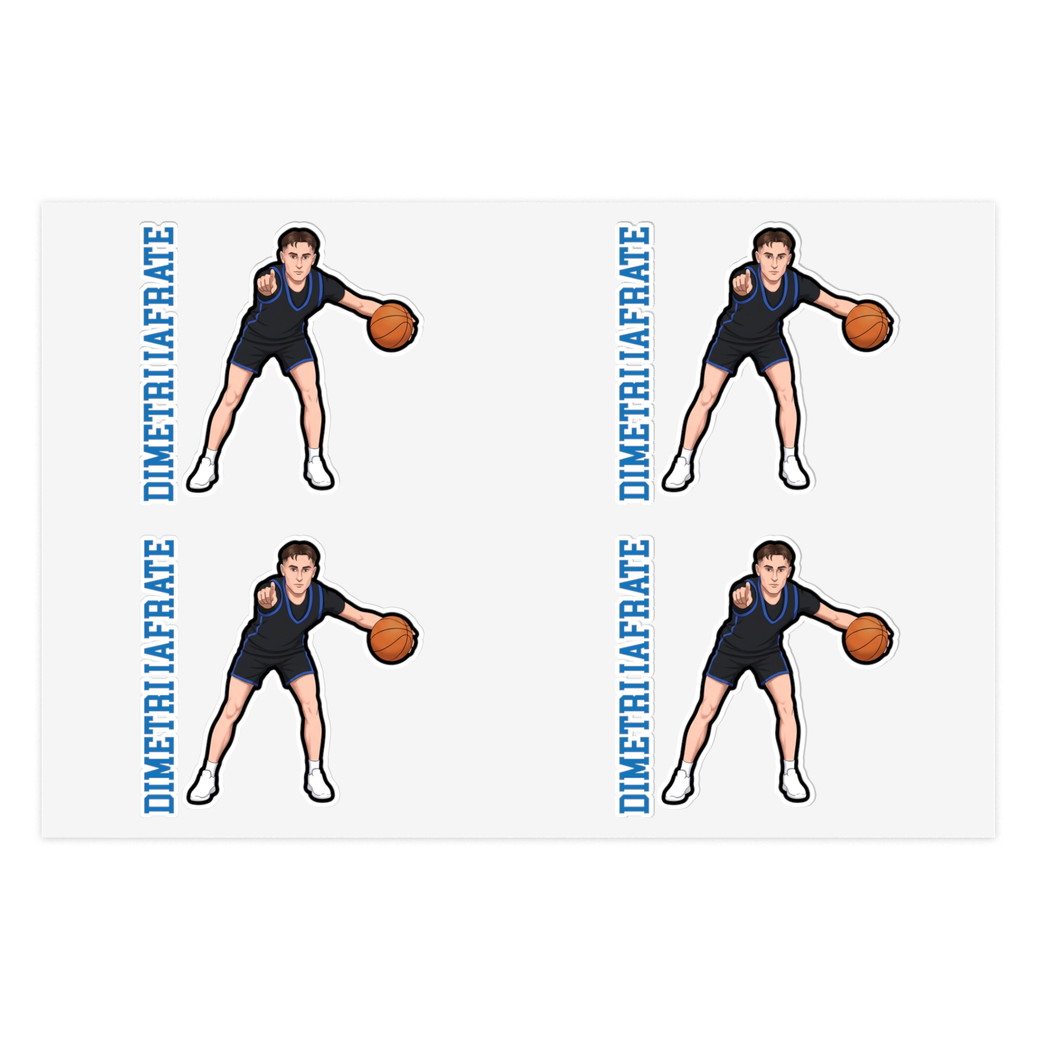Sticker Sheet — character_name_vertical in Classic