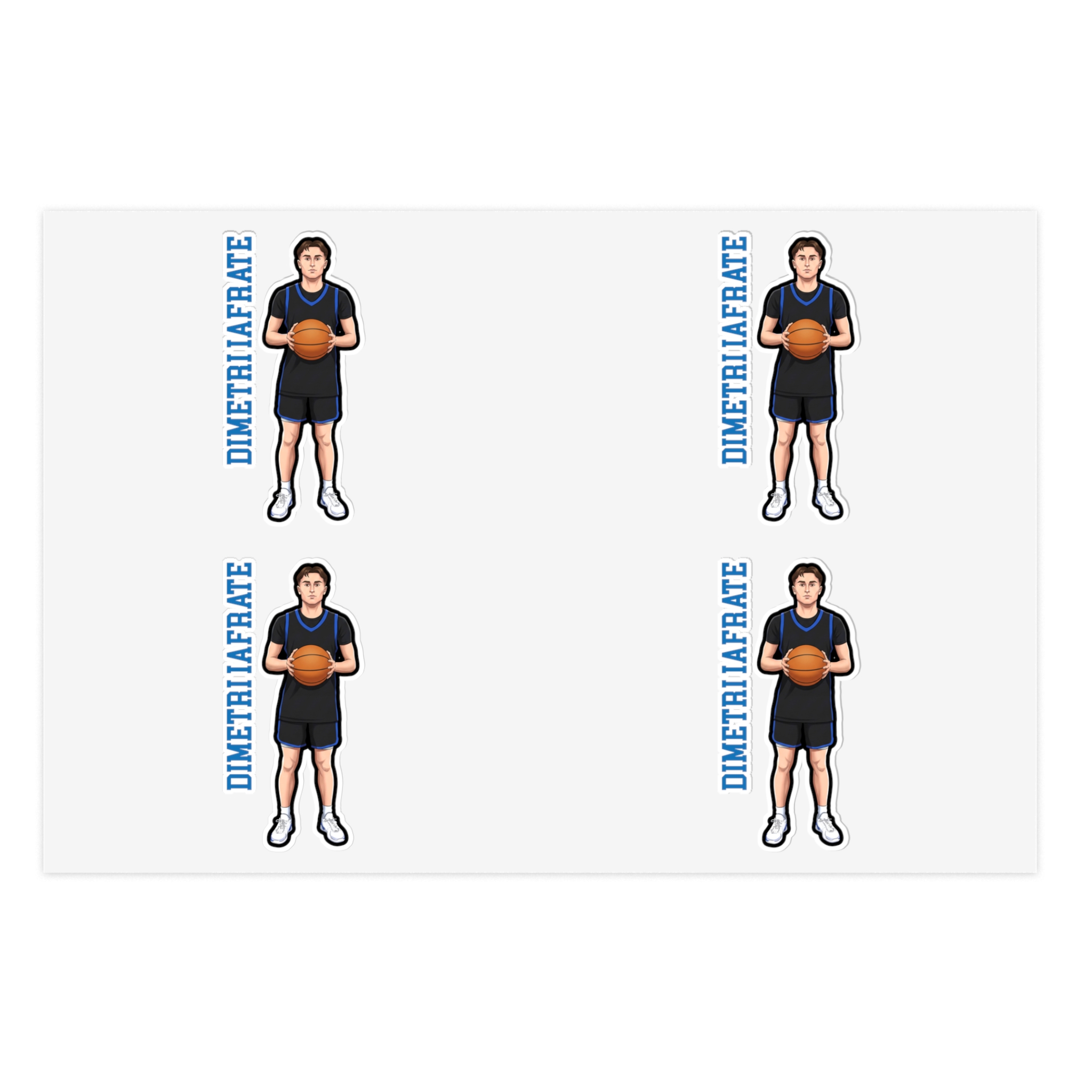 Sticker Sheet — character_name_vertical in Classic