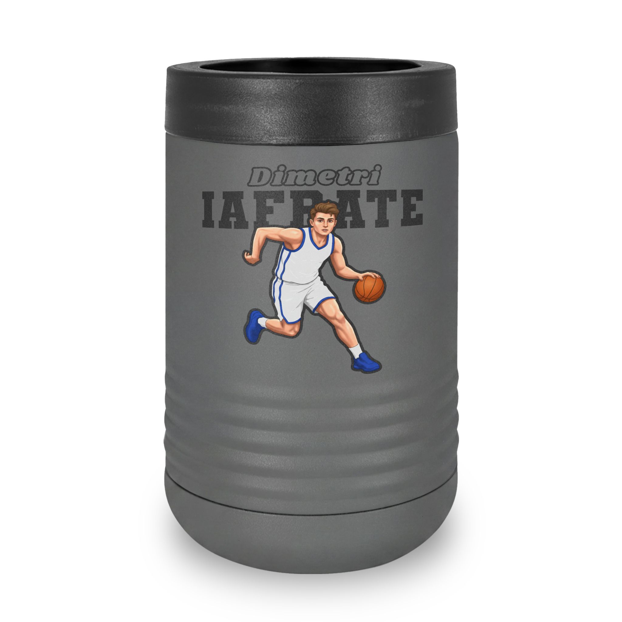 Stainless Can Cooler — character_name_arch in Grey