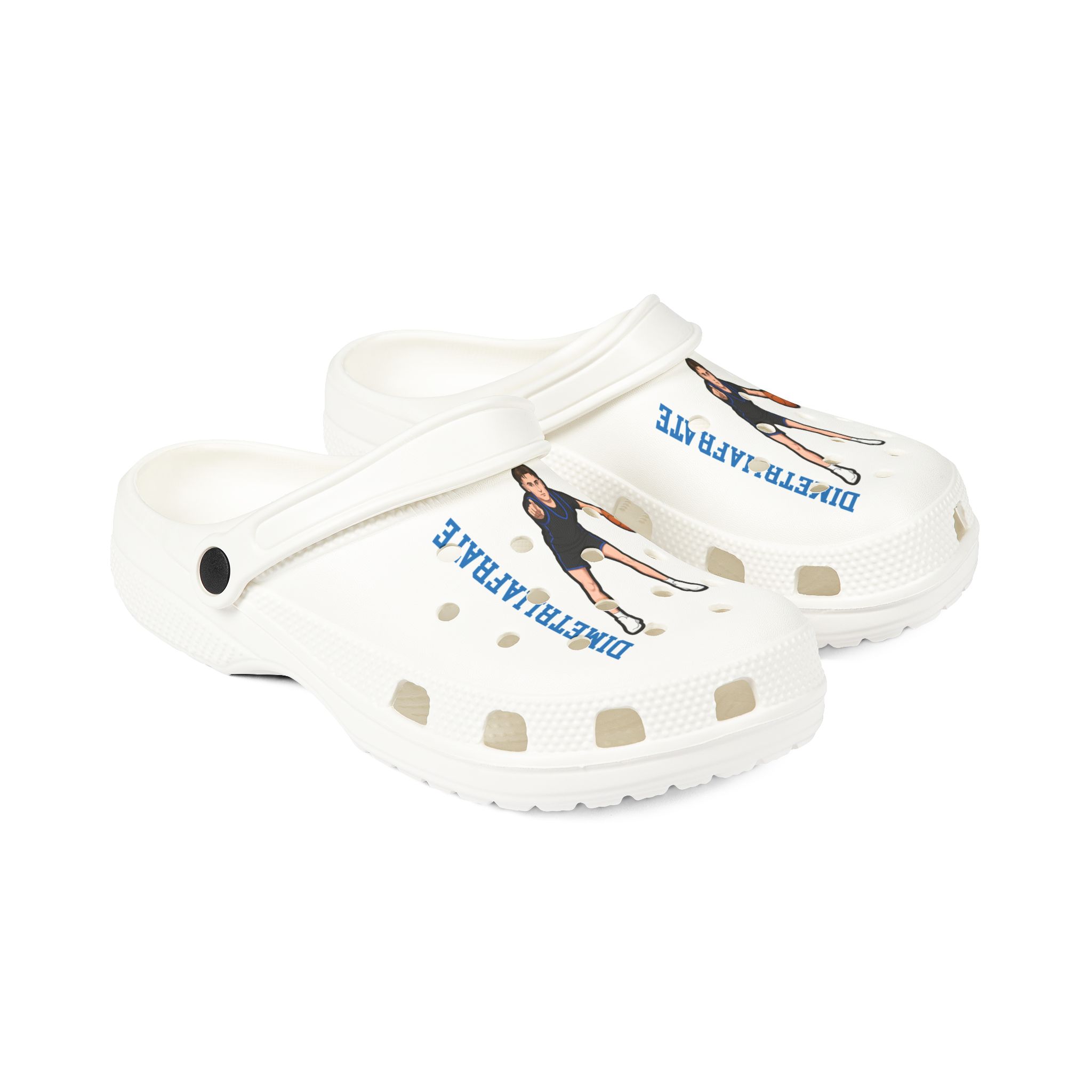 Rubber Clogs — character_name_vertical in White