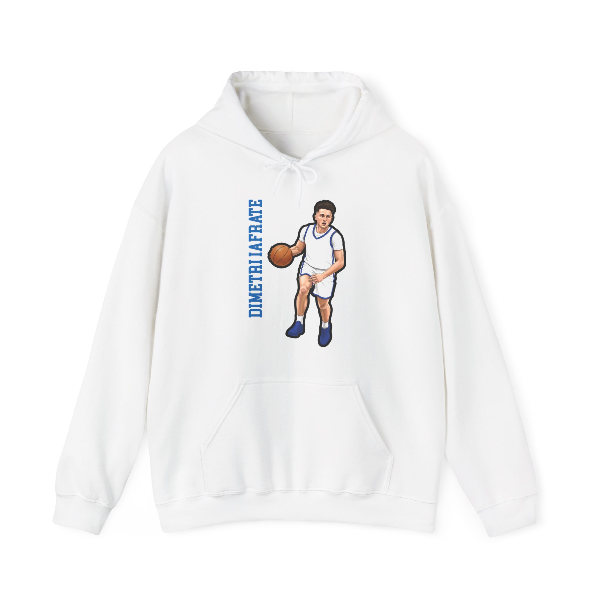 Hoodie — character_name_vertical in White