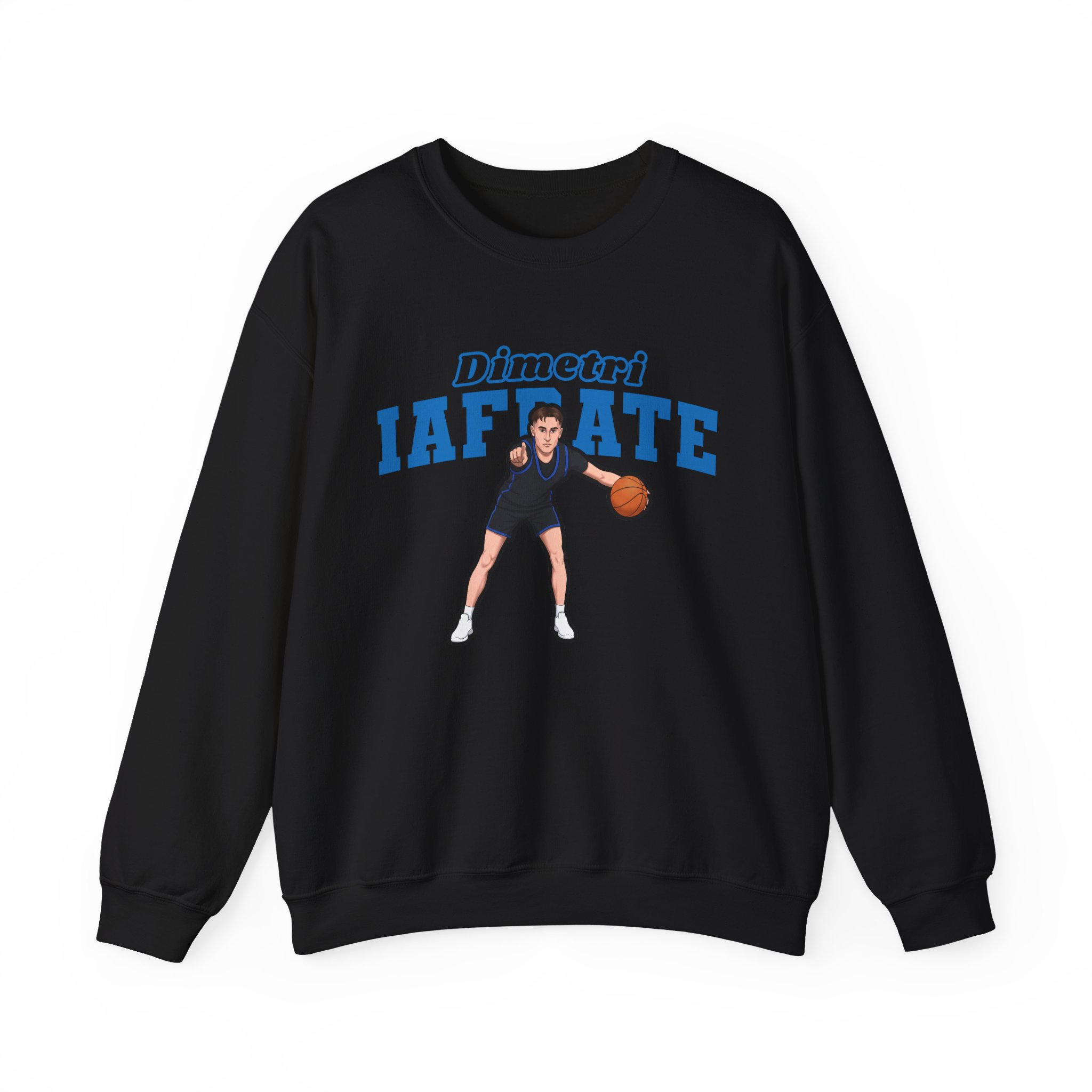 Crewneck Sweatshirt — character_name_arch in Black