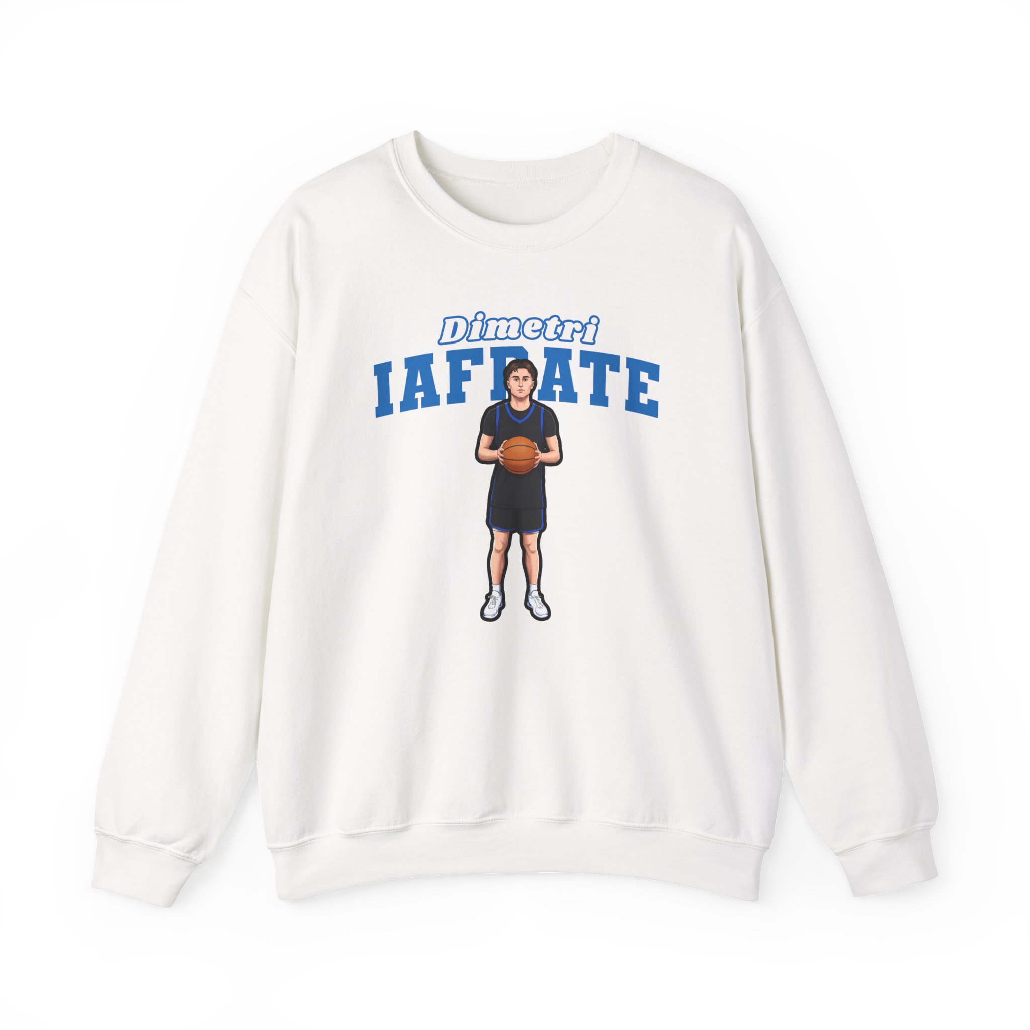 Crewneck Sweatshirt — character_name_arch in White