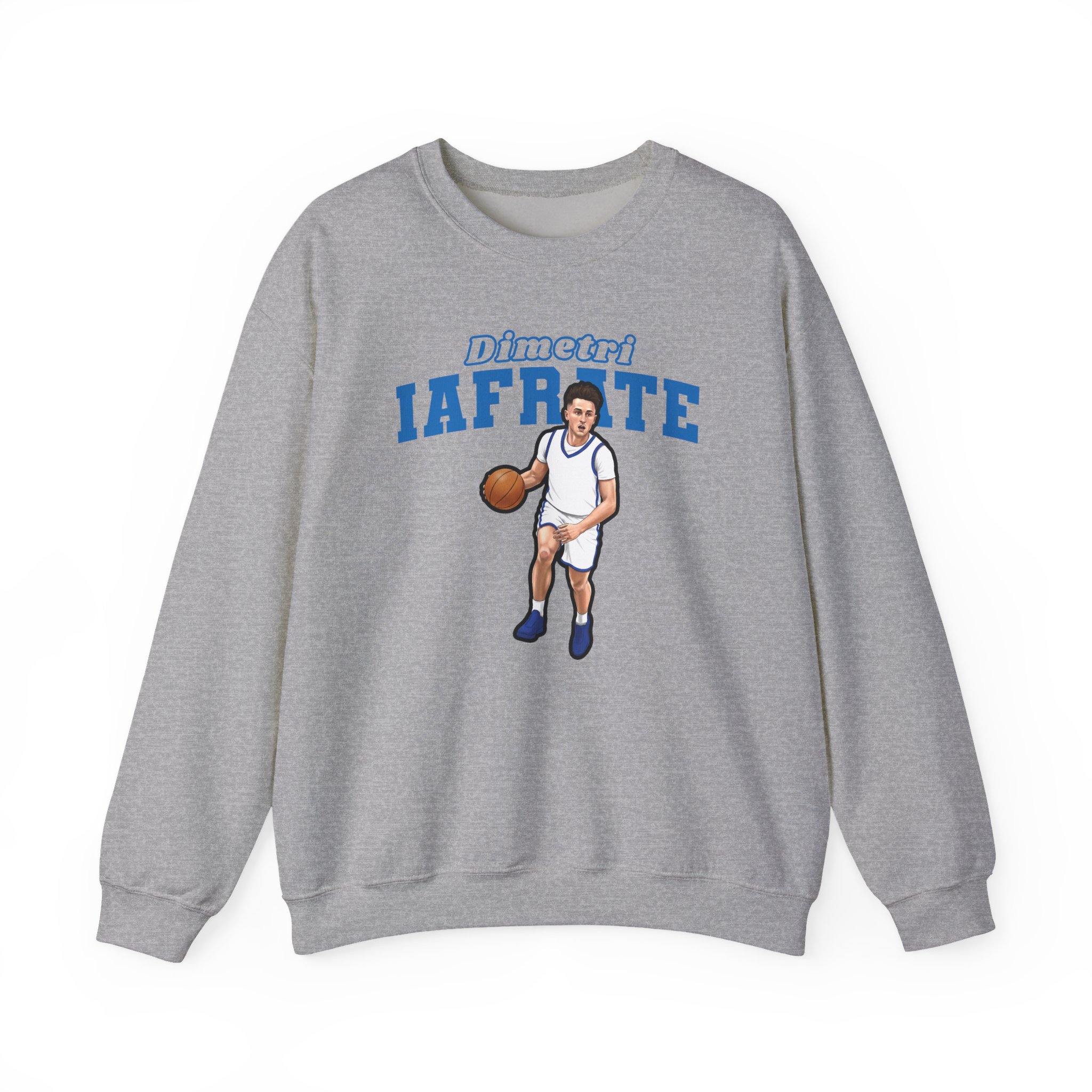 Crewneck Sweatshirt — character_name_arch in Grey