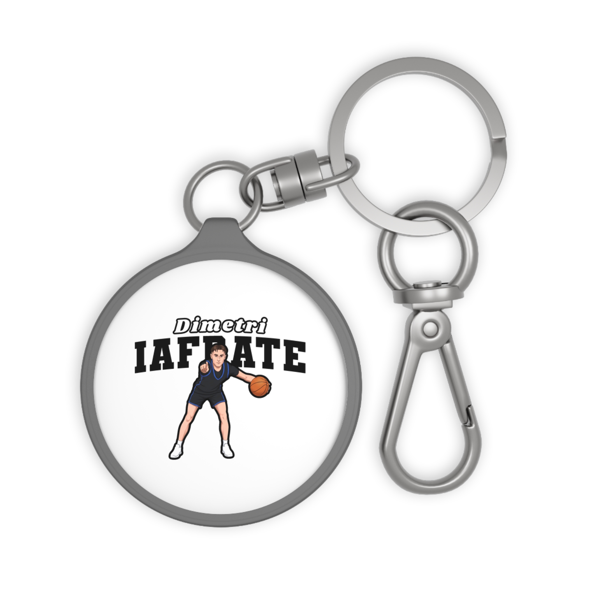 Keychain — character_name_arch in Grey
