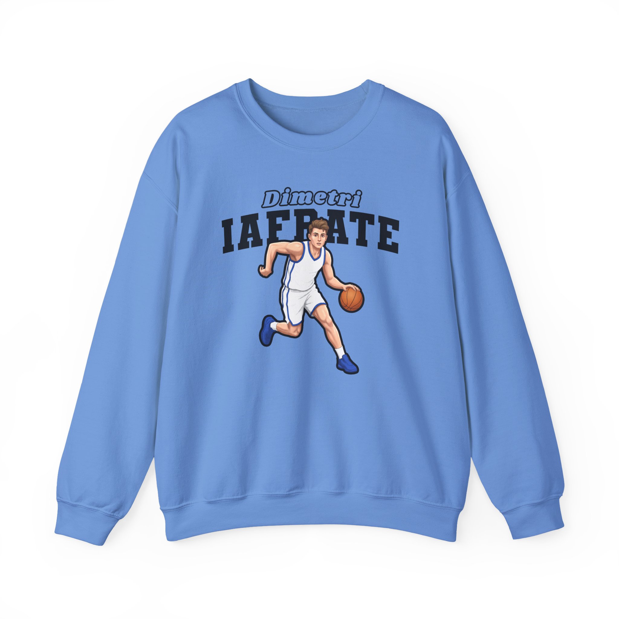 Crewneck Sweatshirt — character_name_arch in Blue
