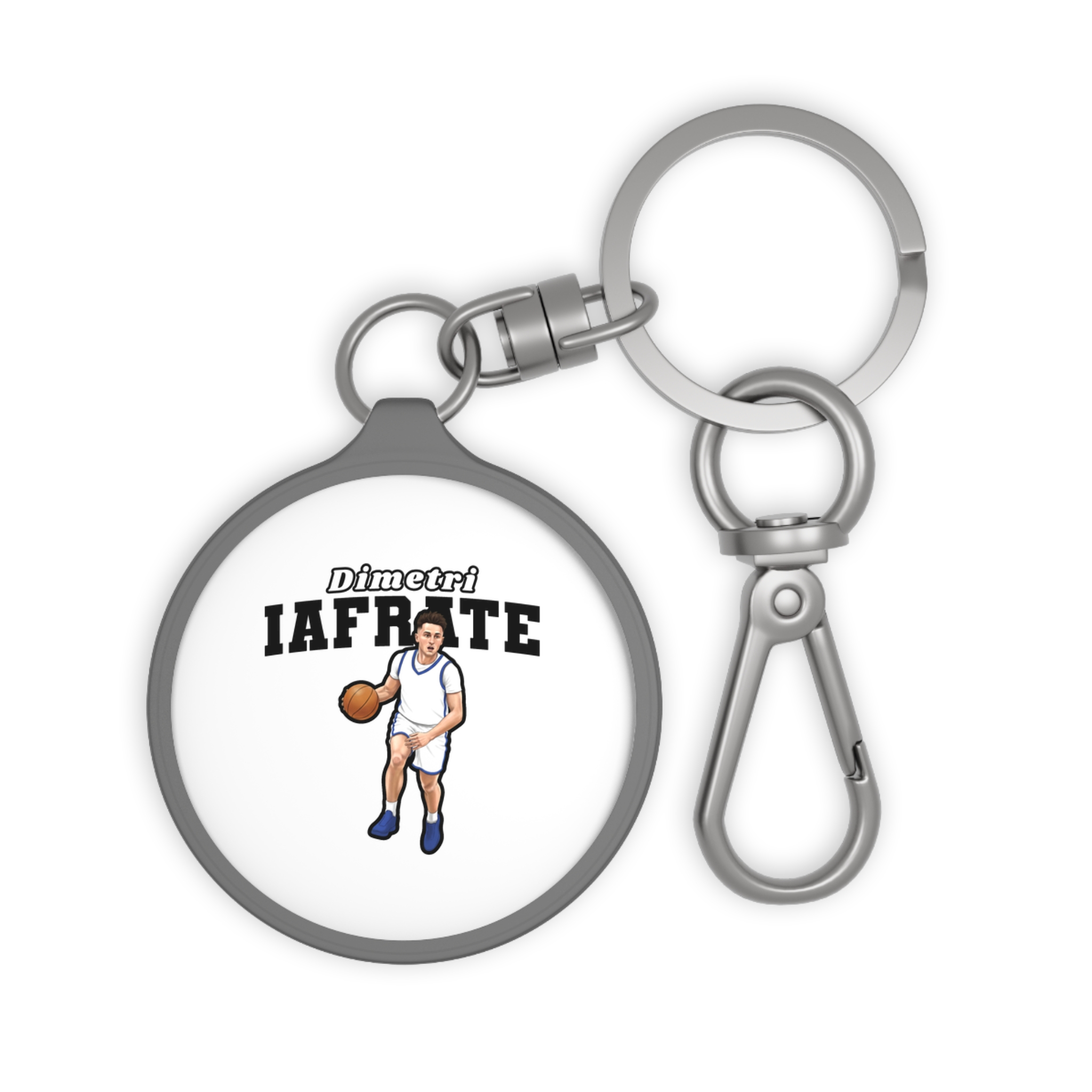 Keychain — character_name_arch in Grey