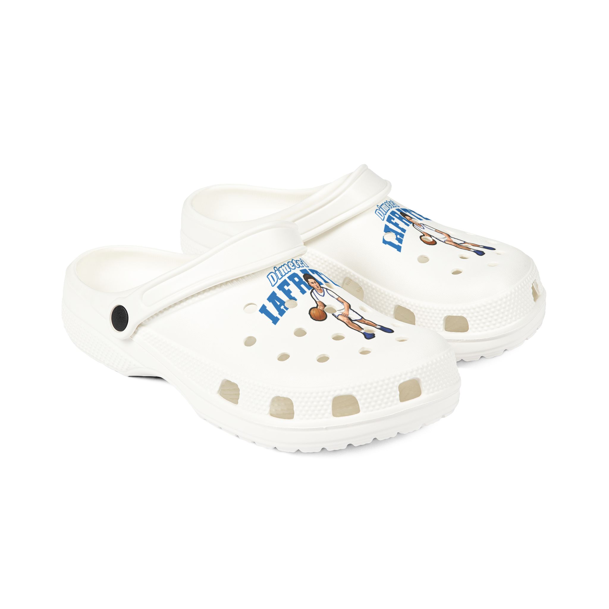 Rubber Clogs — character_name_arch in White