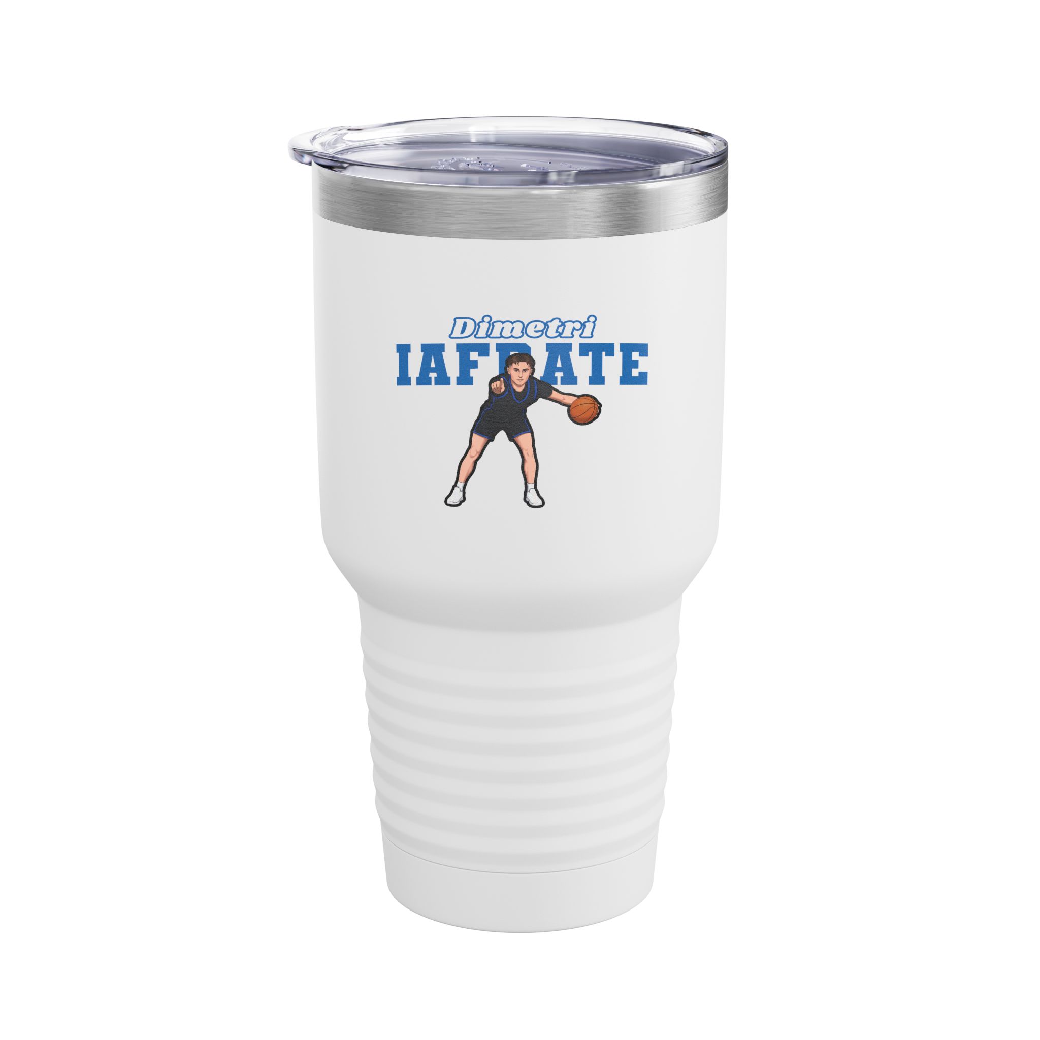 30oz Tumbler — character_name_arch in White