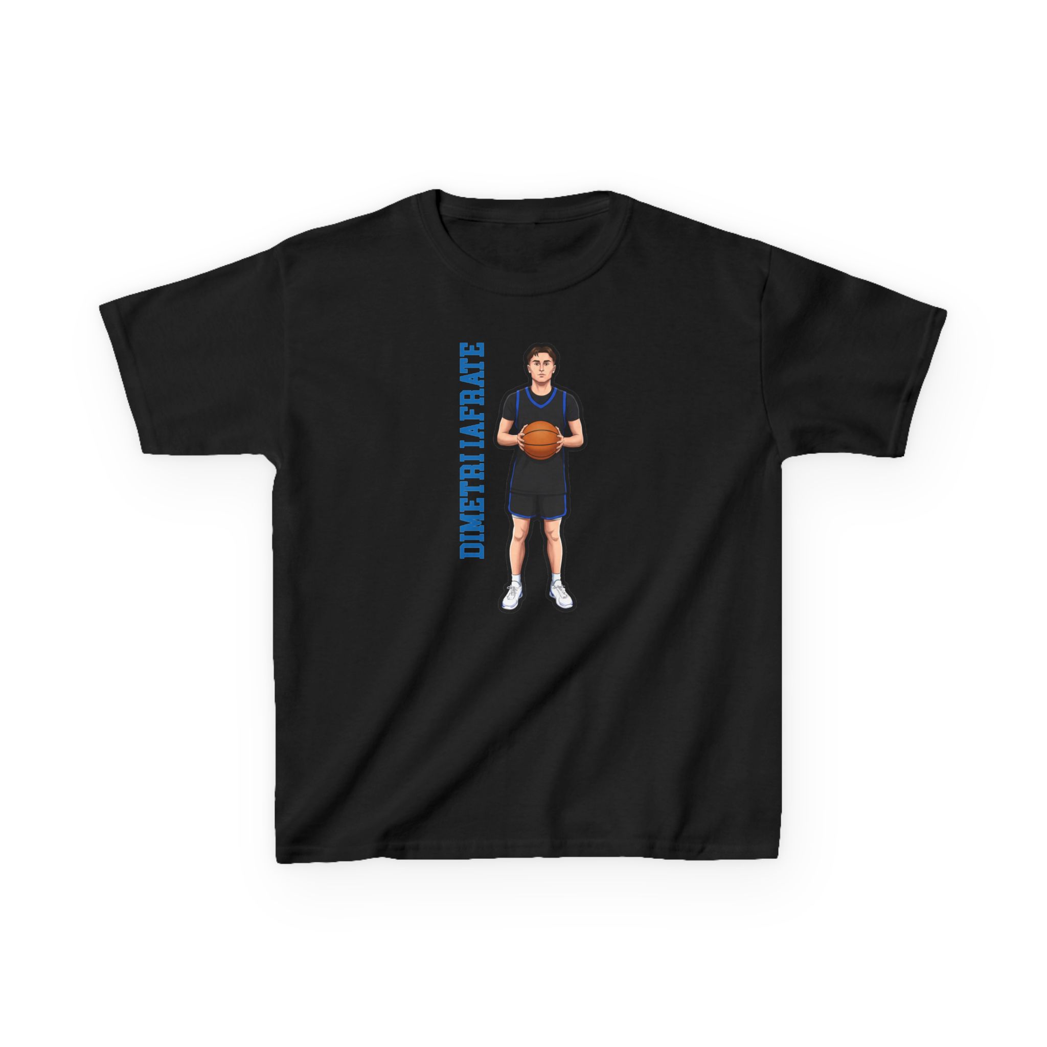 Youth Tee — character_name_vertical in Black