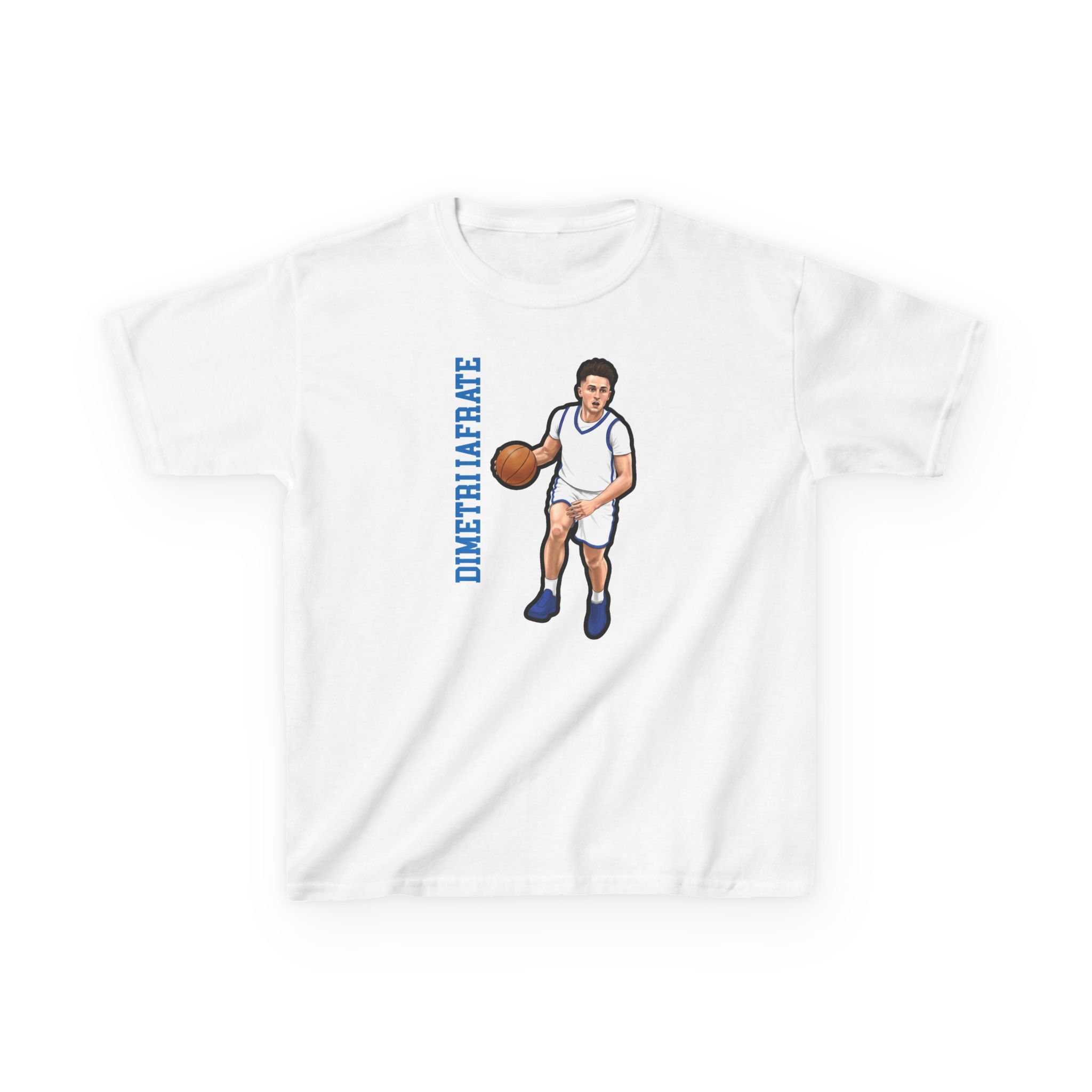 Youth Tee — character_name_vertical in White
