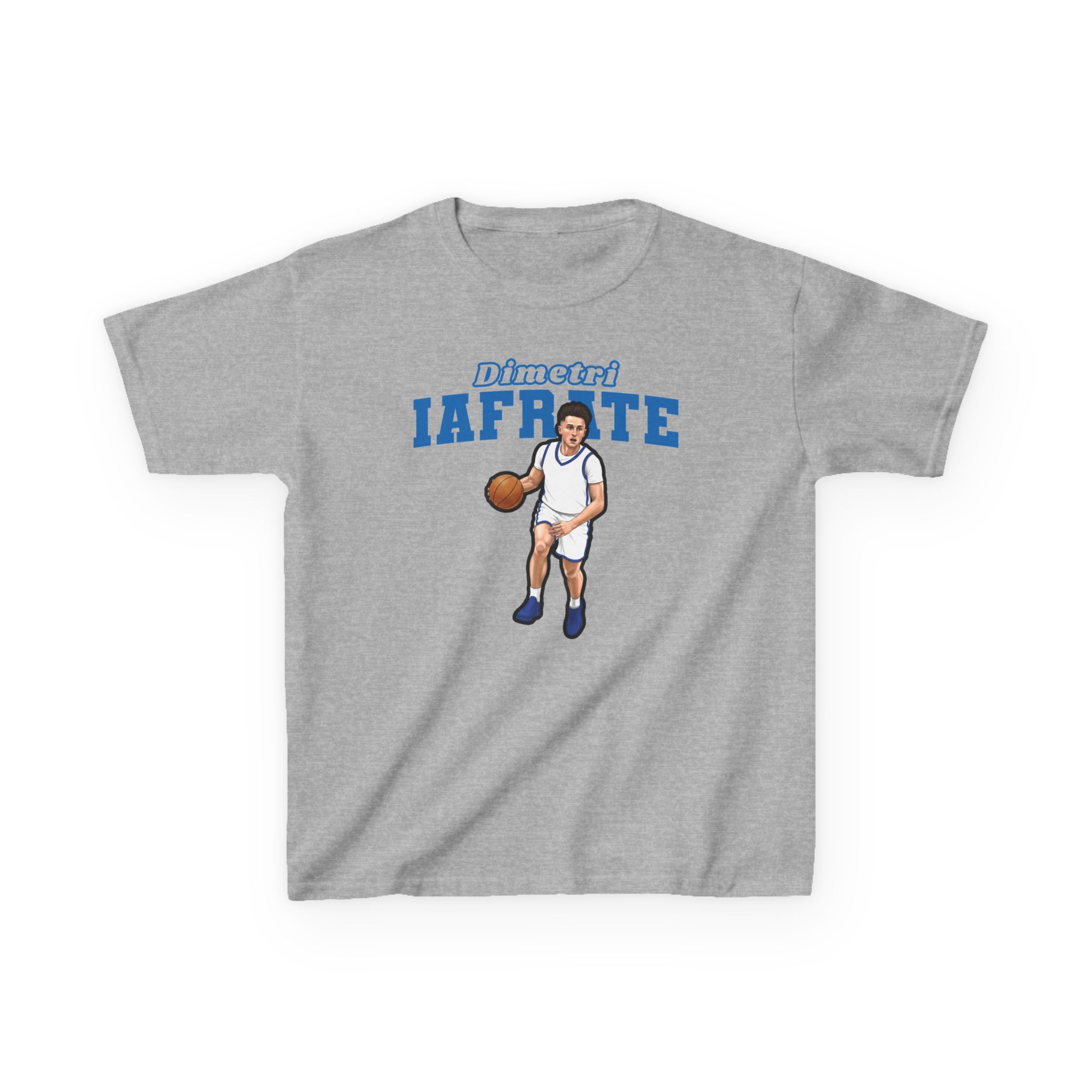 Youth Tee — character_name_arch in Grey