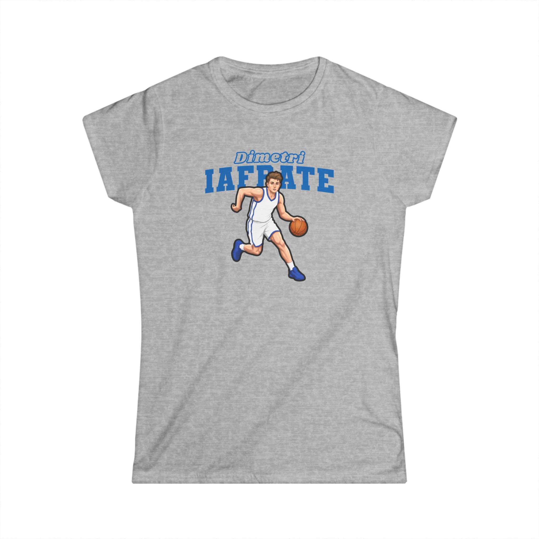 Women's Softstyle Tee — character_name_arch in Grey