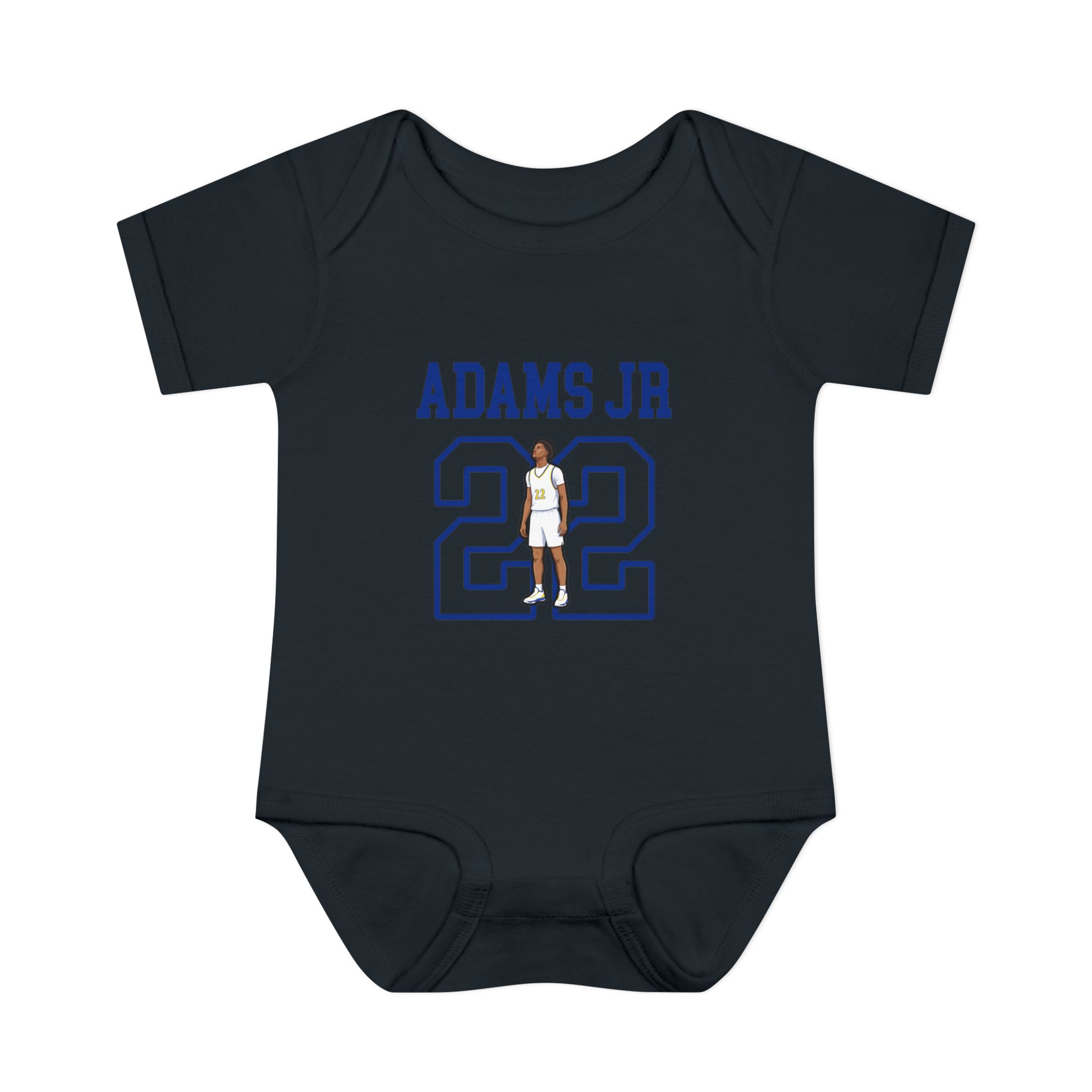 Baby Onesie — character_shirsey in Black