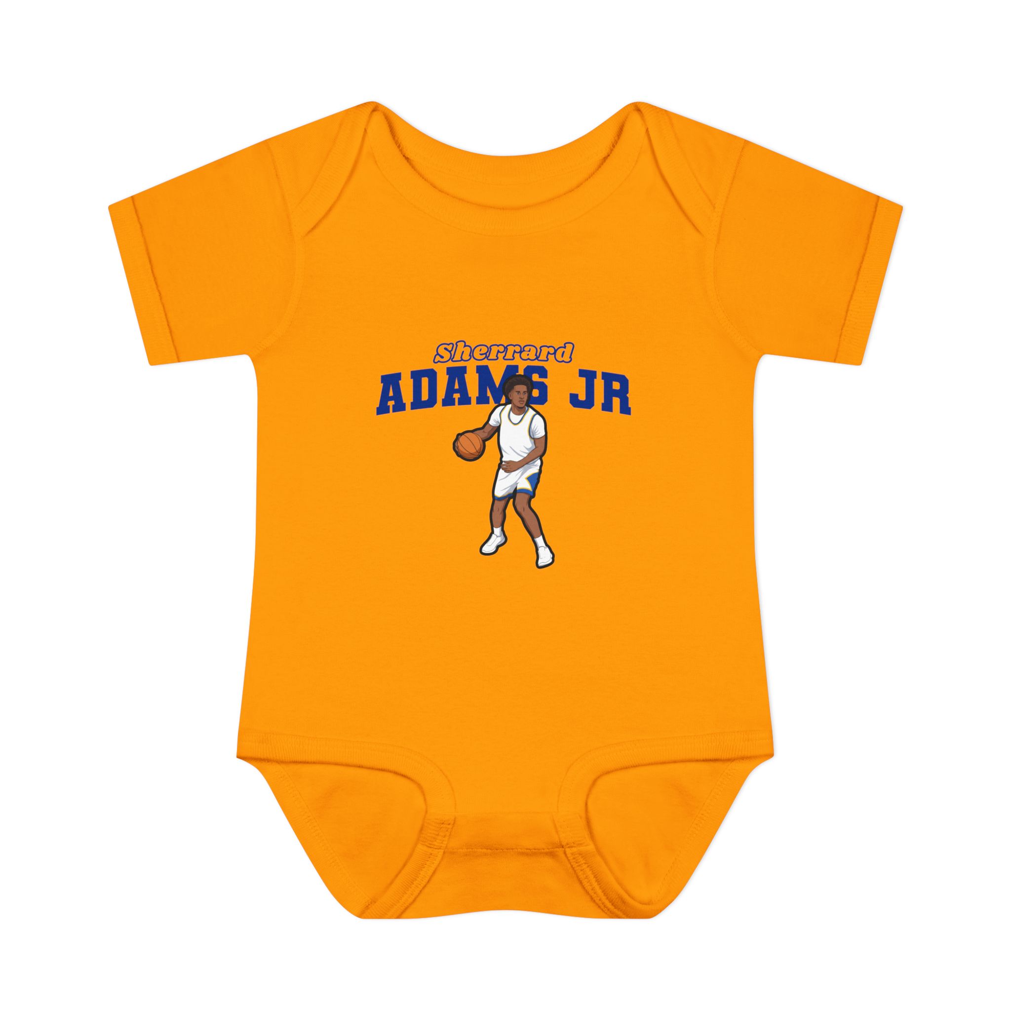 Baby Onesie — character_name_arch in Gold