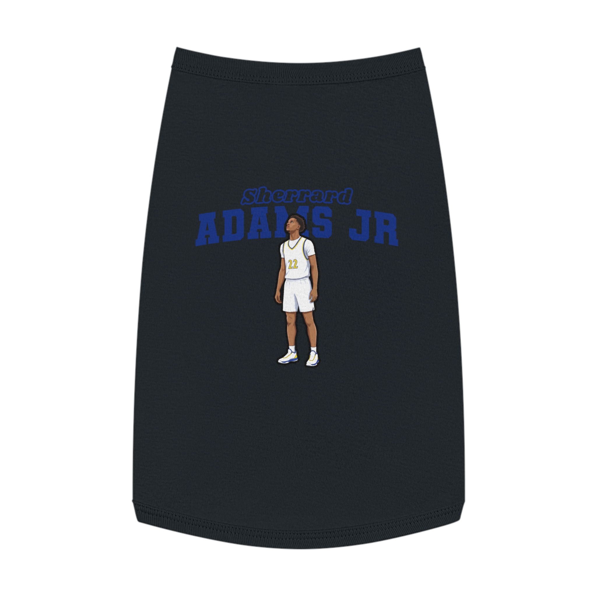 Pet Tank Top — character_name_arch in Black